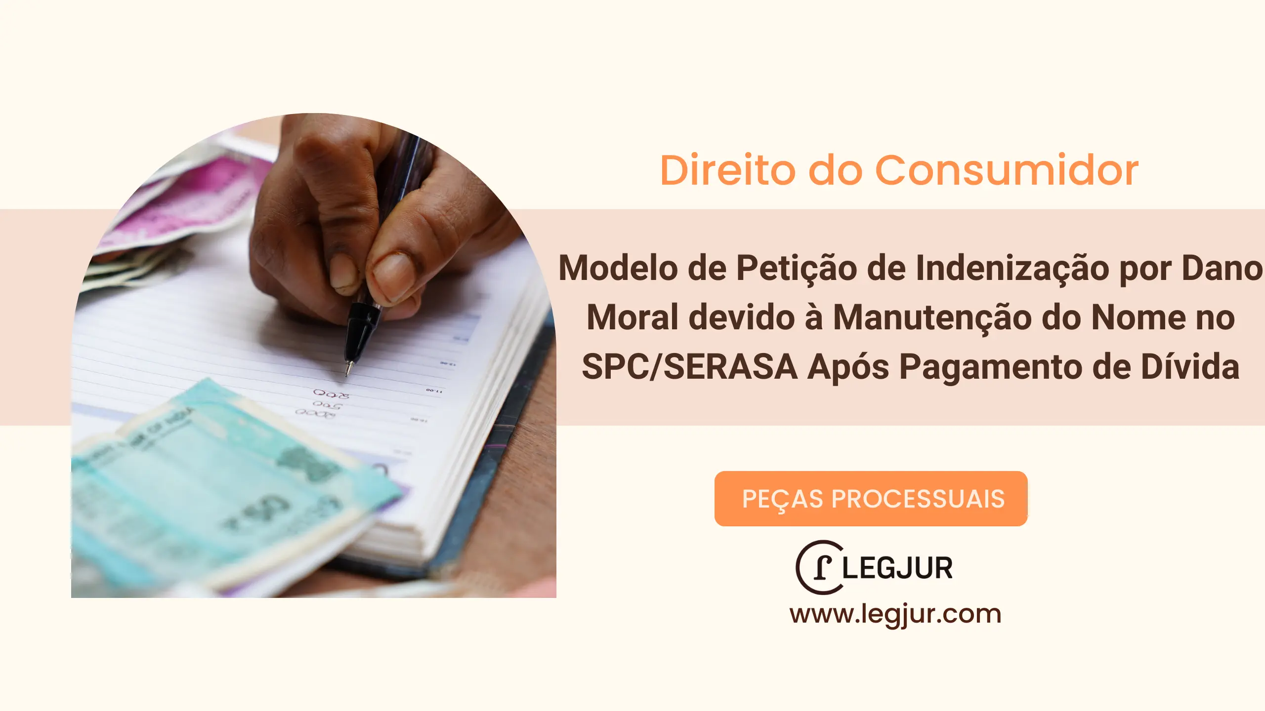 Modelo de Petição de Indenização por Dano Moral devido à Manutenção do Nome no SPC/SERASA Após Pagamento de Dívida