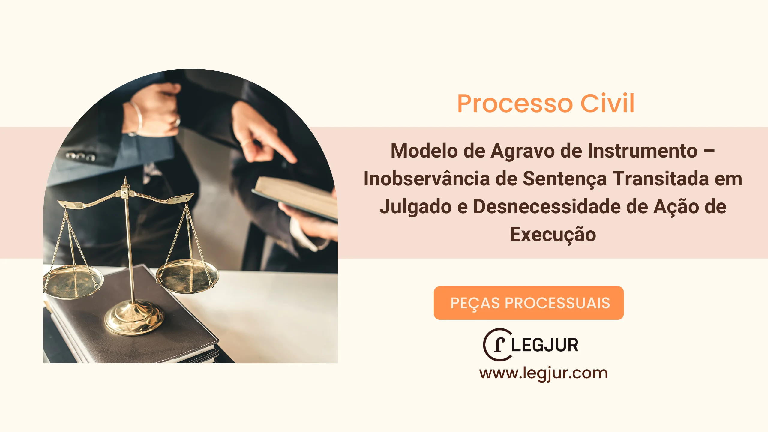 Modelo de Agravo de Instrumento – Inobservância de Sentença Transitada em Julgado e Desnecessidade de Ação de Execução