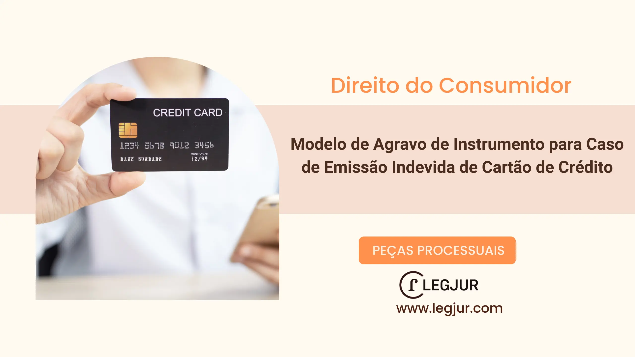 Modelo de Agravo de Instrumento para Caso de Emissão Indevida de Cartão de Crédito