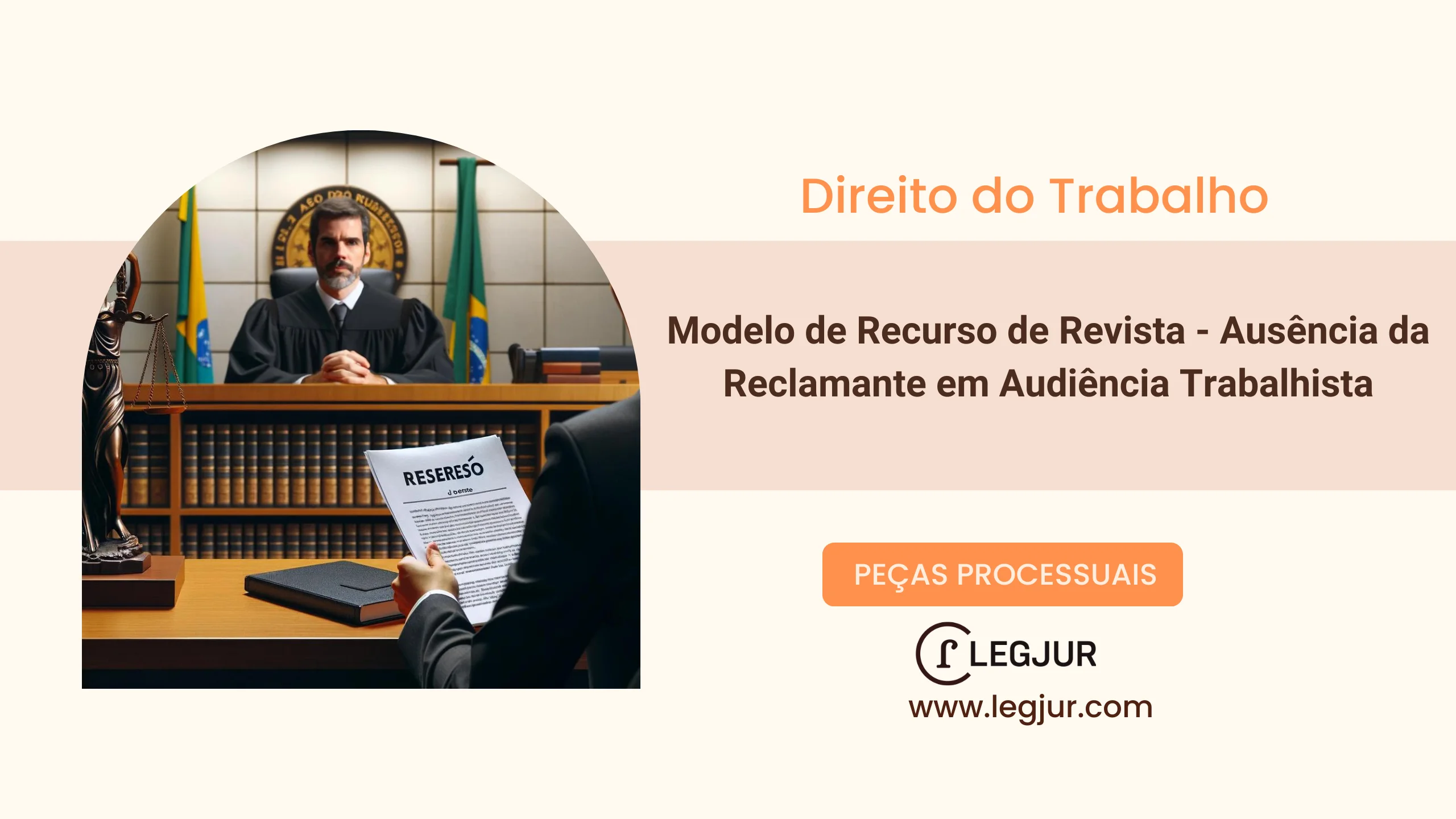 Modelo de Recurso de Revista - Ausência da Reclamante em Audiência Trabalhista