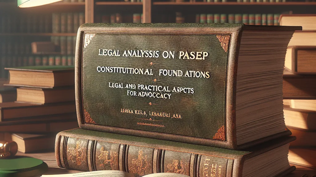 Análise Jurídica sobre PASEP: Fundamentos Constitucionais, Legais e Aspectos Práticos para Advocacia