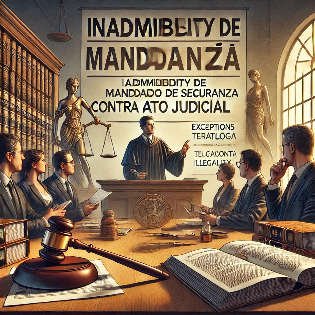 Inadmissibilidade de Mandado de Segurança contra Ato Judicial