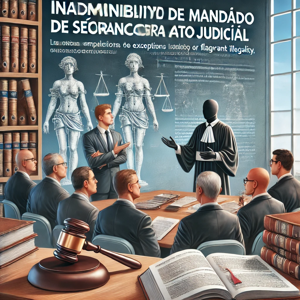 Inadmissibilidade de Mandado de Segurança contra Ato Judicial