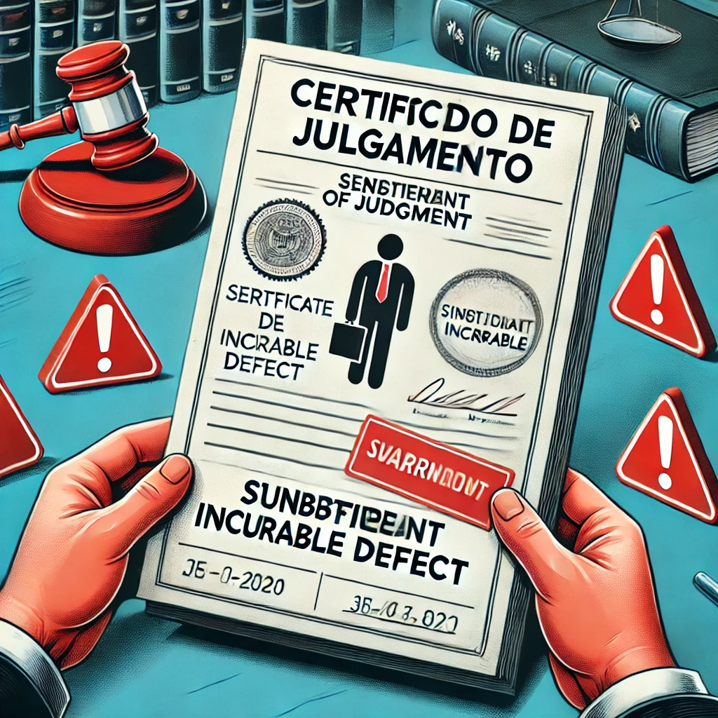 Vício substancial pela ausência de certidão de julgamento em embargos de divergência que impede o conhecimento do recurso devido à falta de comprovação da divergência jurisprudencial
