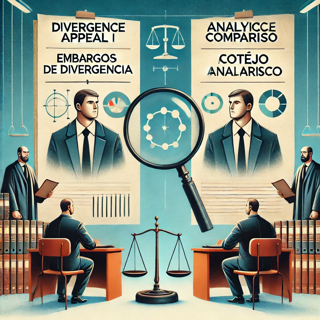 Fundamentação para o não conhecimento dos embargos de divergência por ausência de comprovação do dissídio jurisprudencial conforme art. 1.043, §4º do CPC/2015