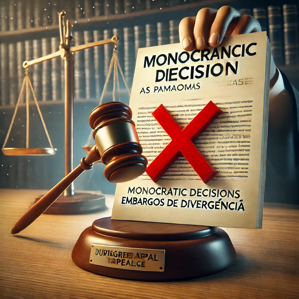 A Irrelevância de Decisões Monocráticas como Paradigmas nos Embargos de Divergência