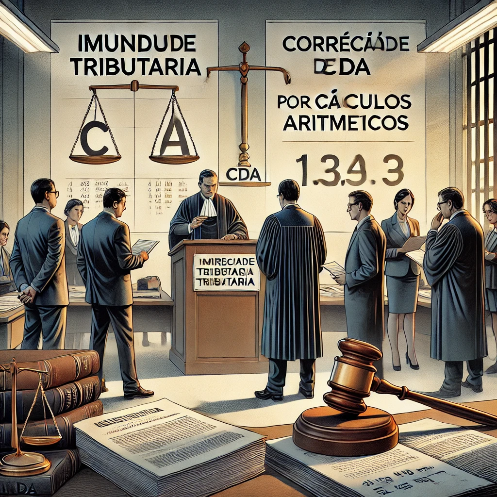 Imunidade Tributária e Correção de CDA por Cálculos Aritméticos