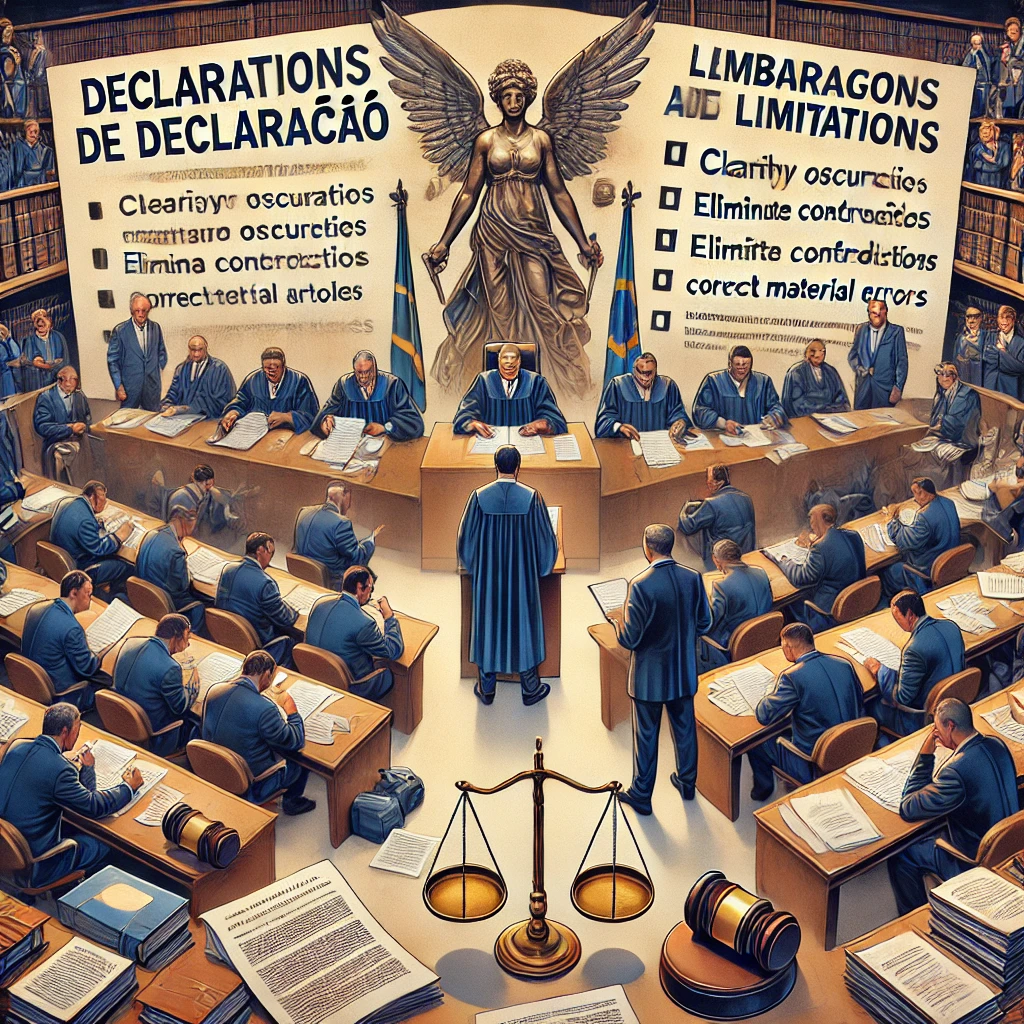Embargos de Declaração no Processo Penal: Cabimento Limitado a Ambiguidade, Obscuridade, Contradição, Omissão ou Erro Material conforme Art. 619 do CPP