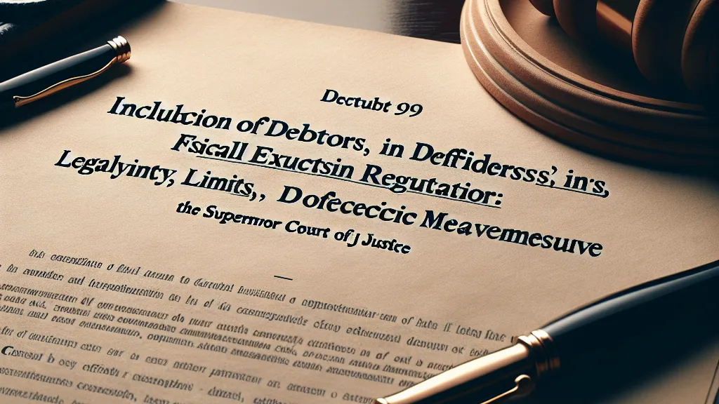 Inclusão de Devedores em Cadastros de Inadimplentes nas Execuções Fiscais: Legalidade, Limites e Eficácia da Medida Coercitiva Segundo o STJ