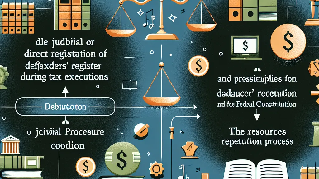 Definição sobre a possibilidade de inscrição judicial ou direta de devedores em cadastros de inadimplentes nas execuções fiscais, com fundamento no CPC, CF e rito dos recursos repetitivos