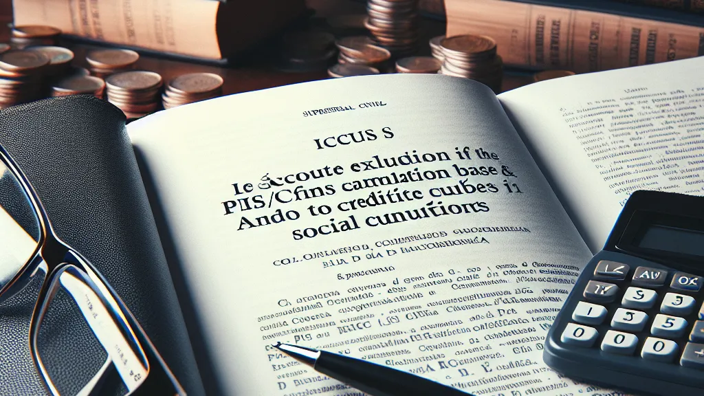 Jurisprudência do STF sobre exclusão do ICMS da base de cálculo do PIS/COFINS e vedação legal ao creditamento do ICMS nas contribuições sociais