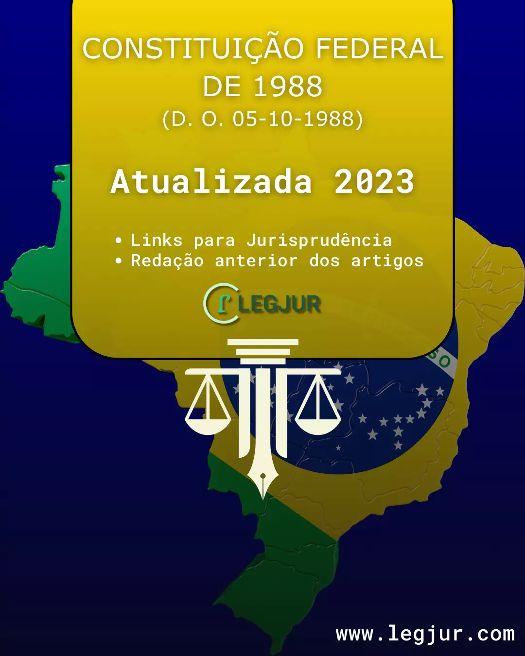 Constituição Federal de 1988 Atualizada até 2023 – Inclui Links para Jurisprudência e Redações Anteriores