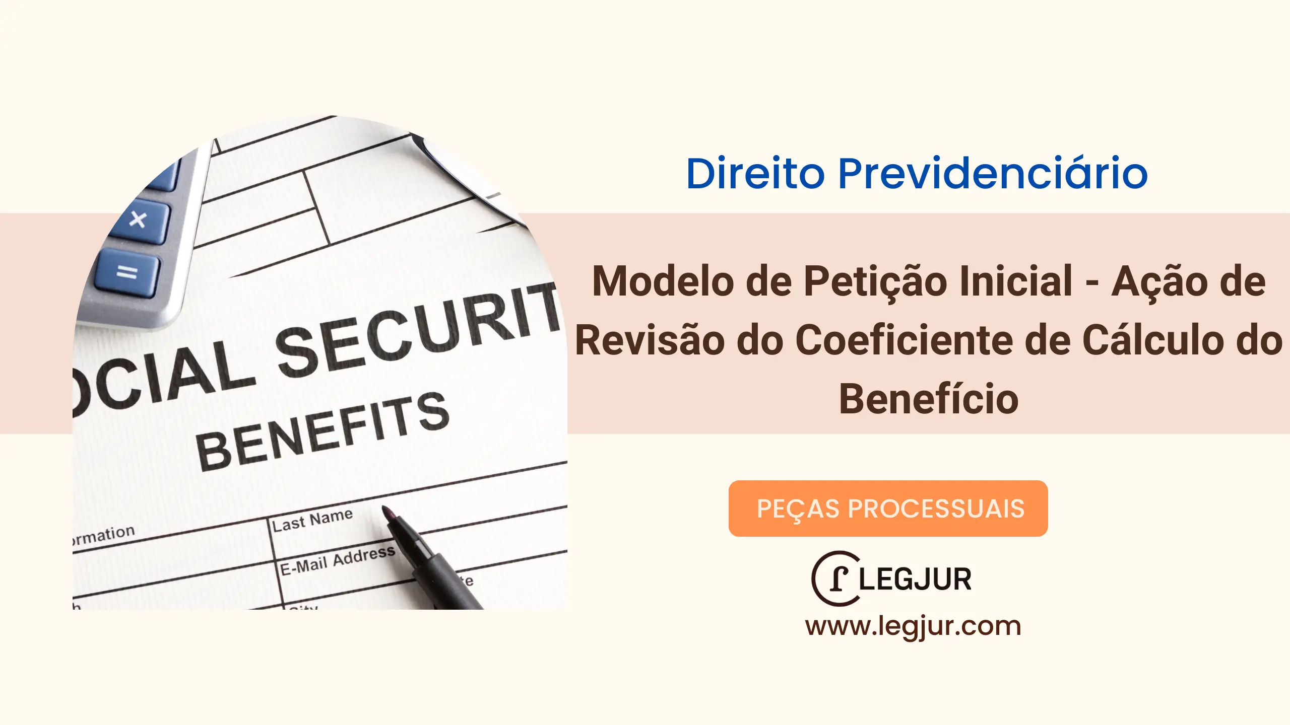 Modelo de Petição Inicial - Ação de Revisão do Coeficiente de Cálculo do Benefício