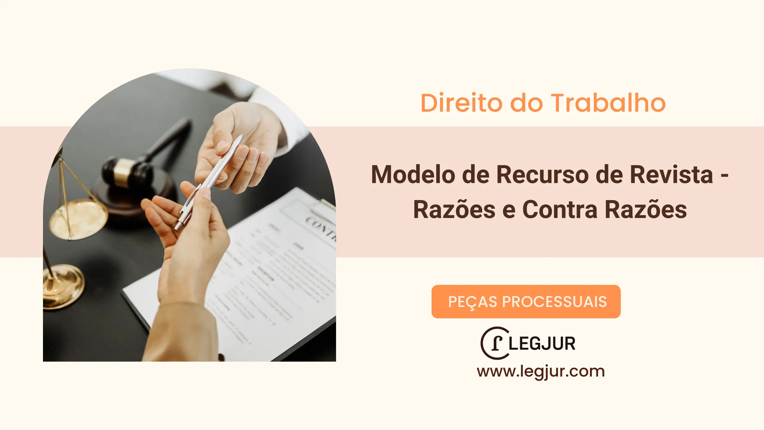 Modelo de Recurso de Revista - Razões e Contra Razões