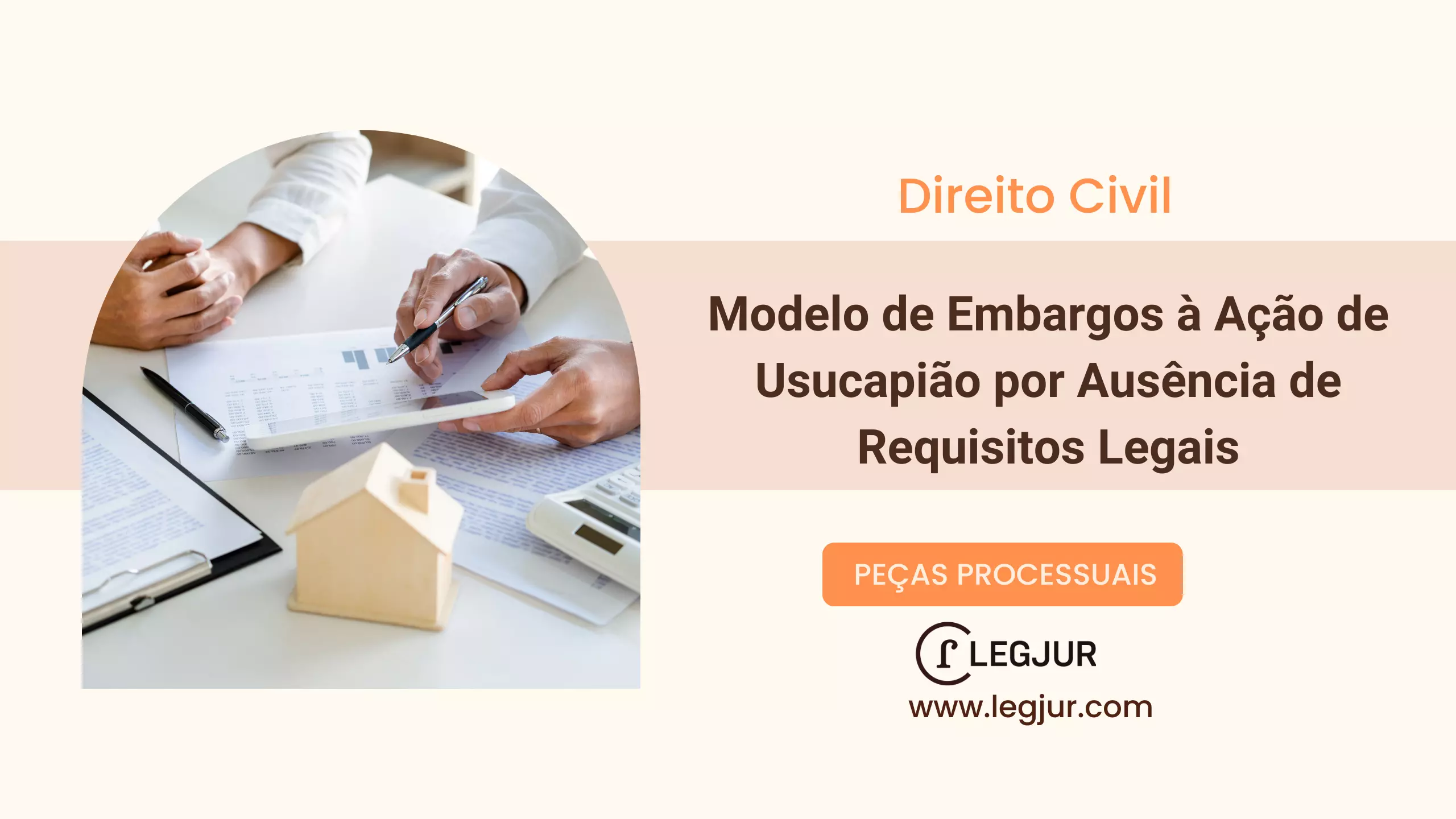 Modelo de Embargos à Ação de Usucapião por Ausência de Requisitos Legais