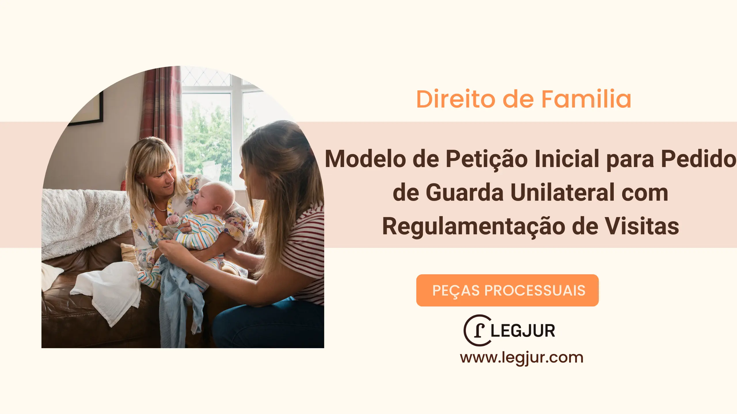 Modelo de Petição Inicial para Pedido de Guarda Unilateral com Regulamentação de Visitas