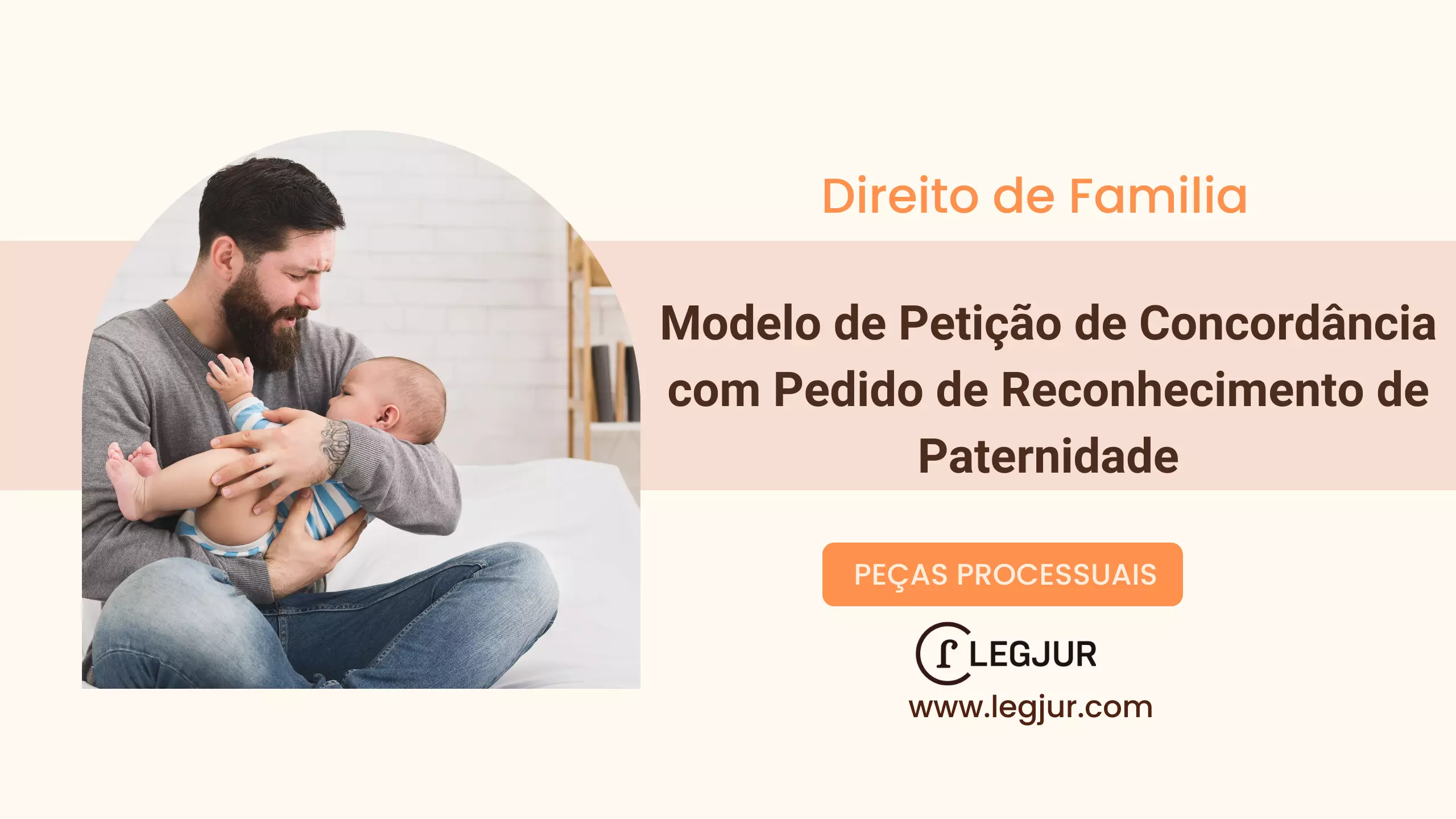 Modelo de Petição de Concordância com Pedido de Reconhecimento de Paternidade