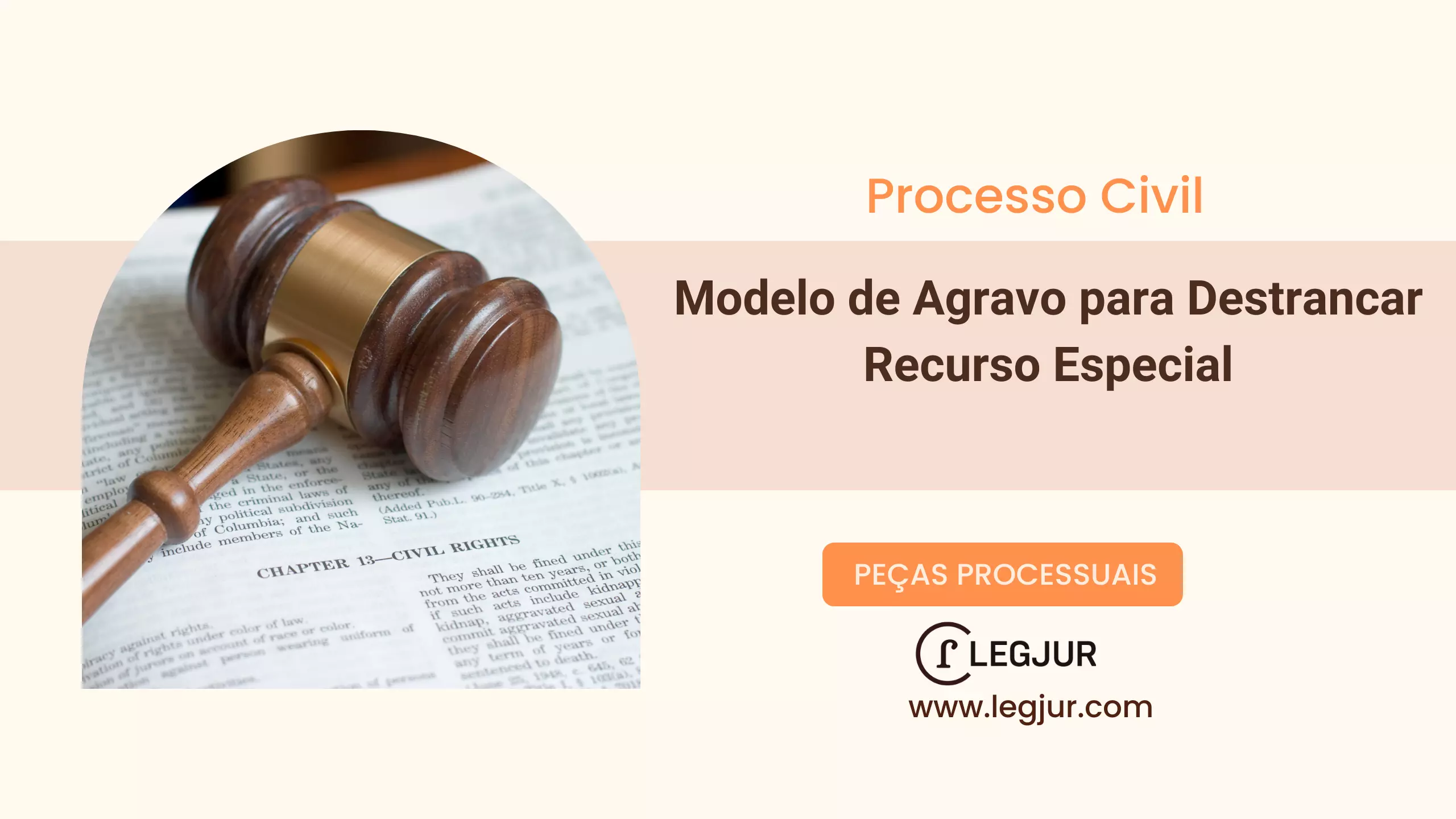 Modelo de Agravo para Destrancar Recurso Especial