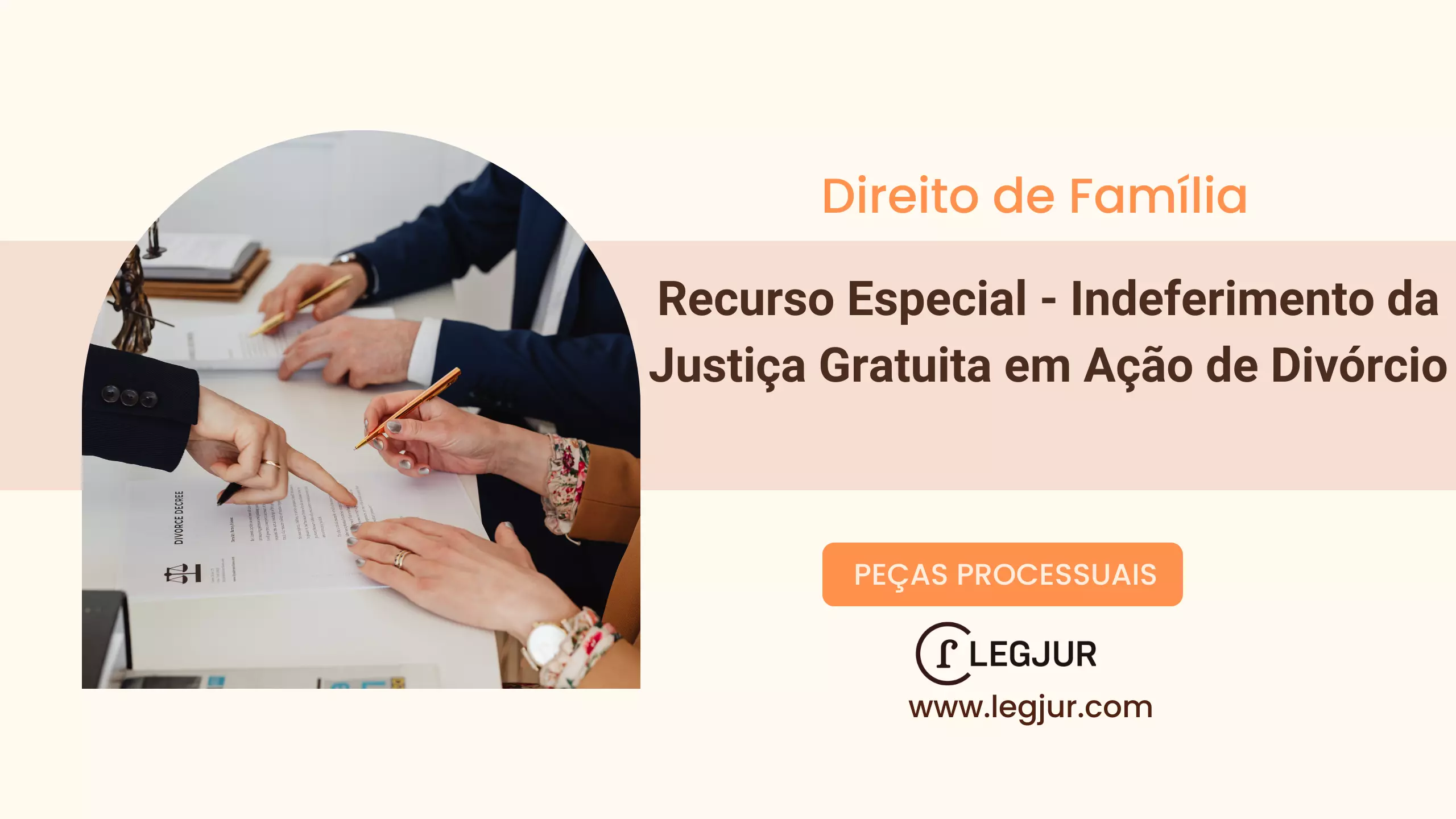 Recurso Especial - Indeferimento da Justiça Gratuita em Ação de Divórcio