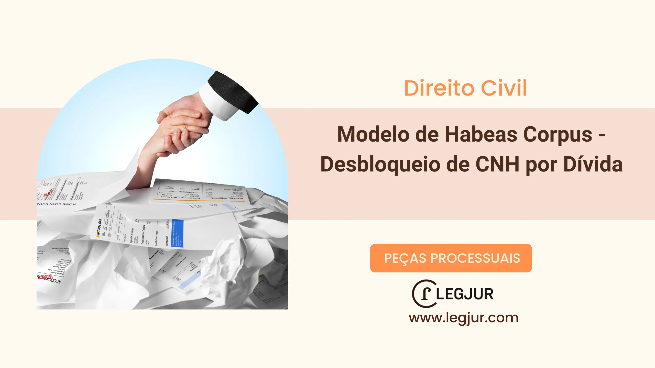 Modelo de Habeas Corpus - Desbloqueio de CNH por Dívida