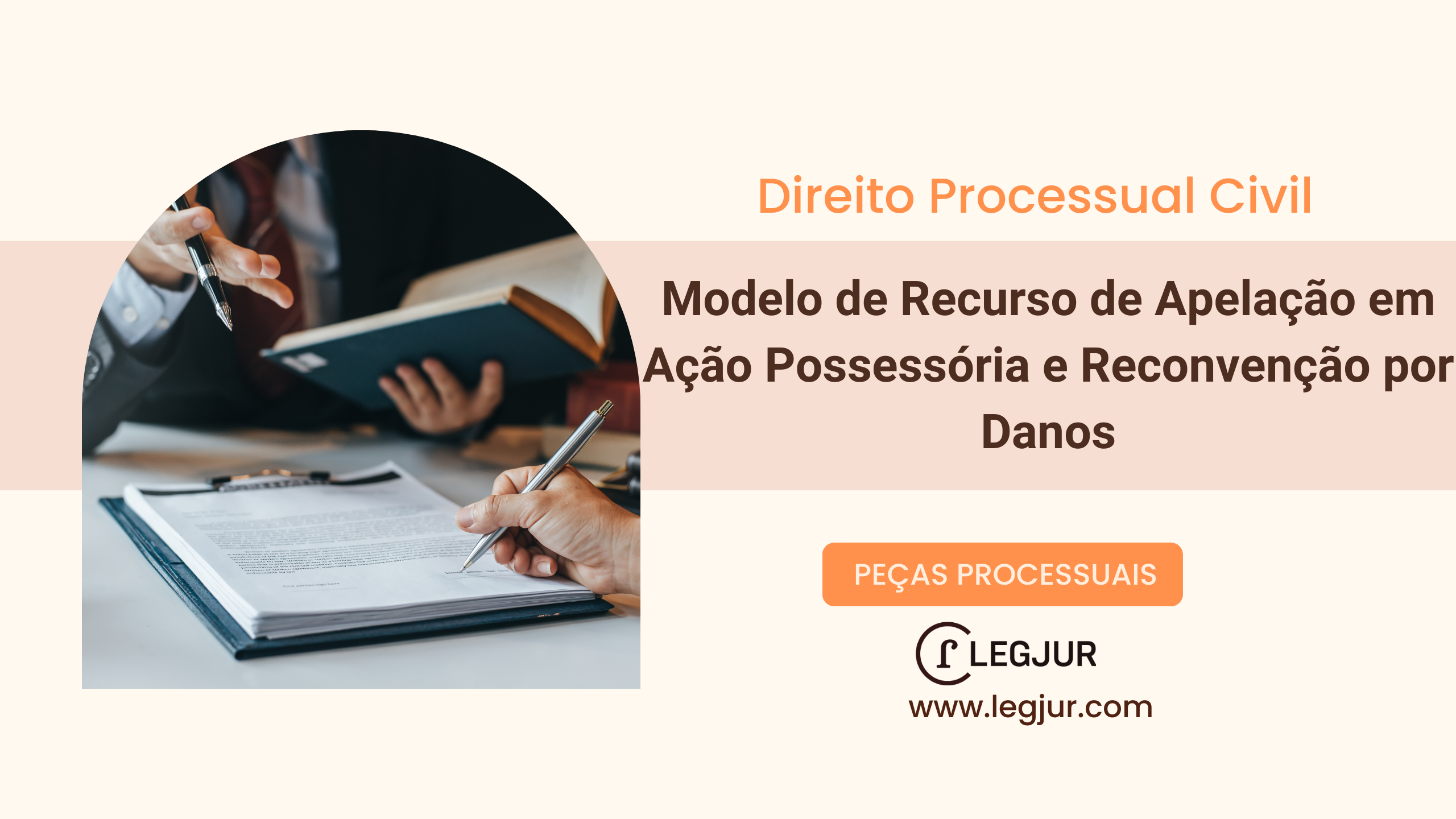 Modelo de Recurso de Apelação em Ação Possessória e Reconvenção por Danos