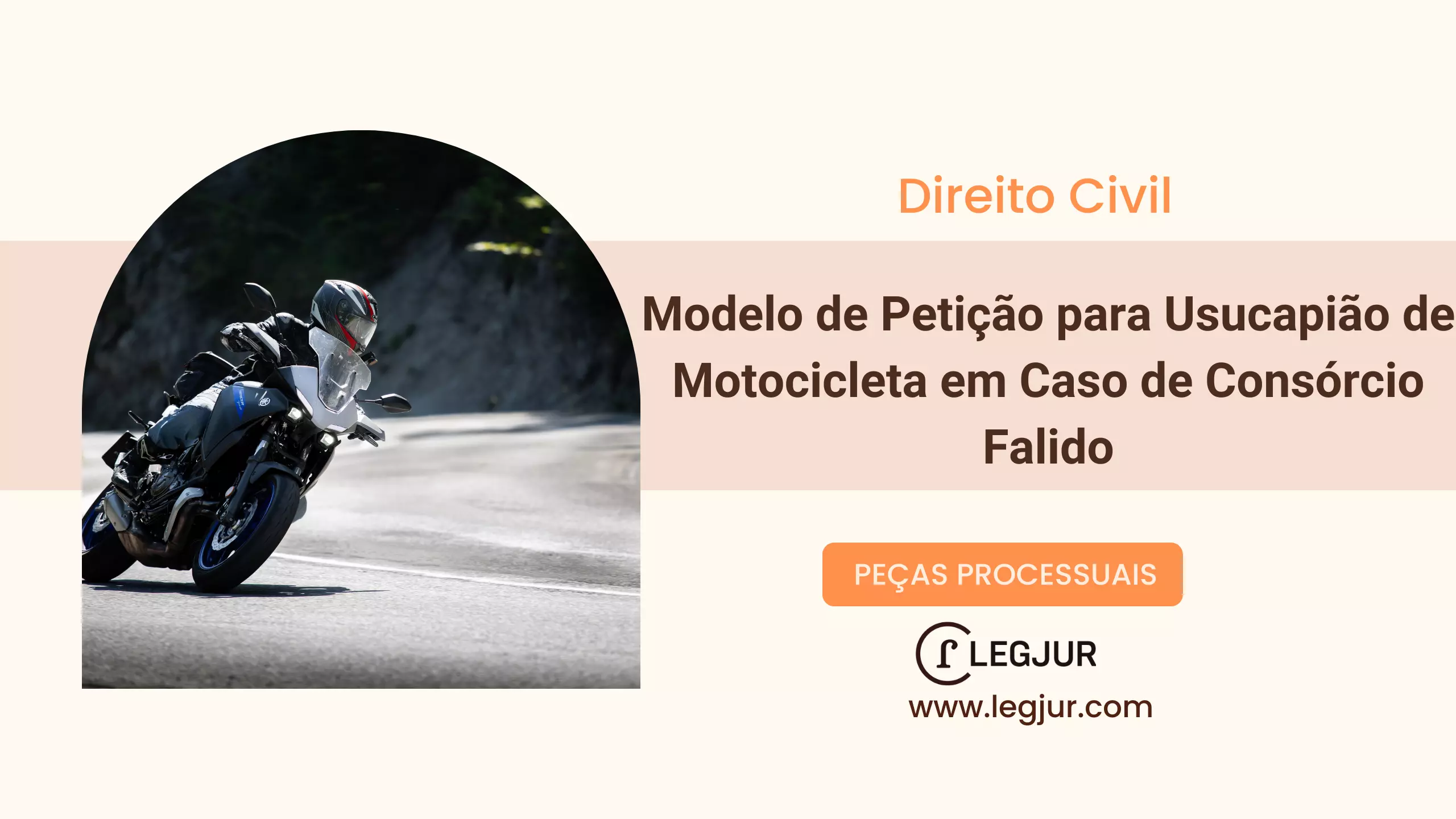 Modelo de Petição para Usucapião de Motocicleta em Caso de Consórcio Falido