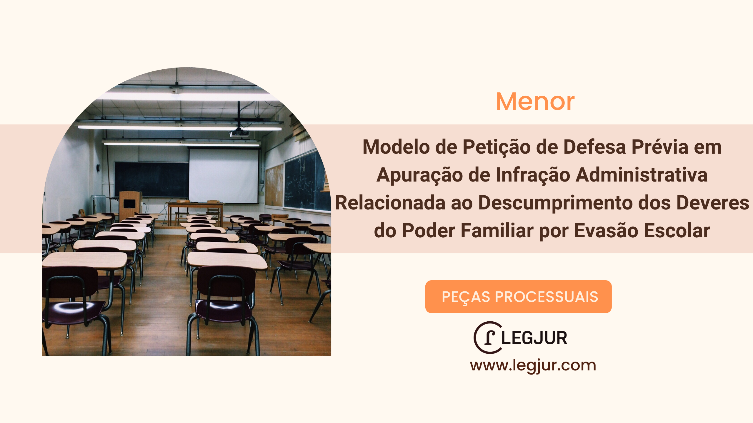 Modelo de Petição de Defesa Prévia em Apuração de Infração Administrativa Relacionada ao Descumprimento dos Deveres do Poder Familiar por Evasão Escolar