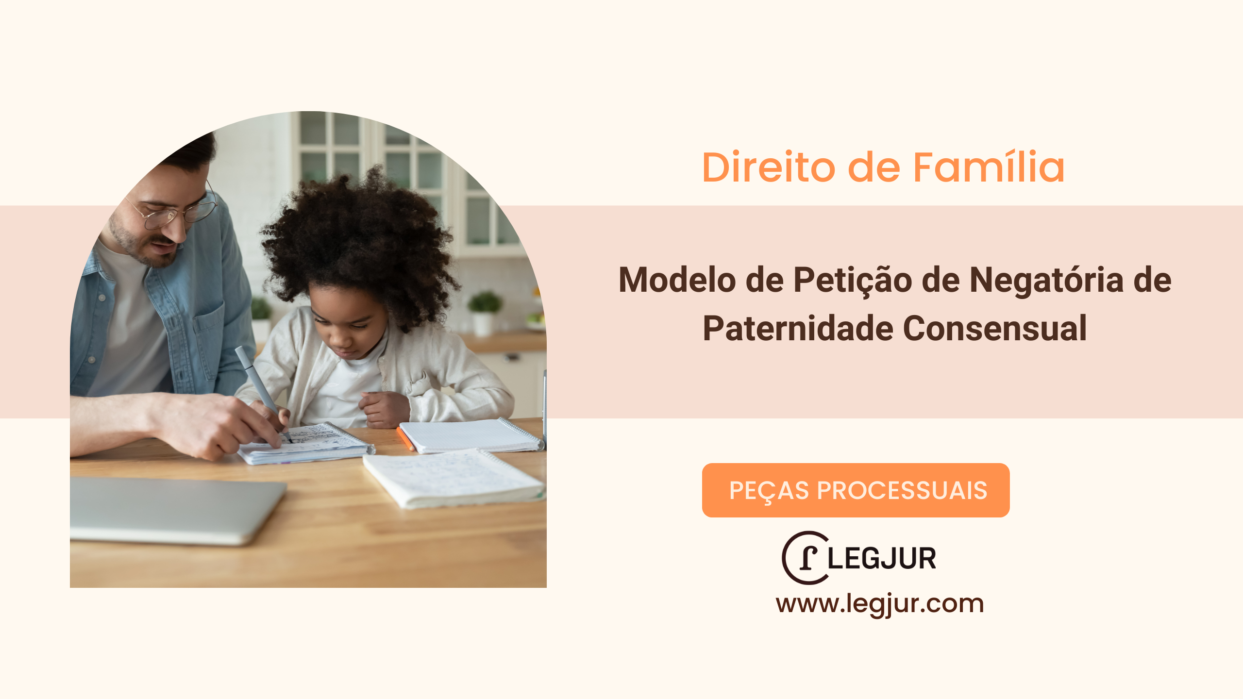 Modelo de Petição de Negatória de Paternidade Consensual