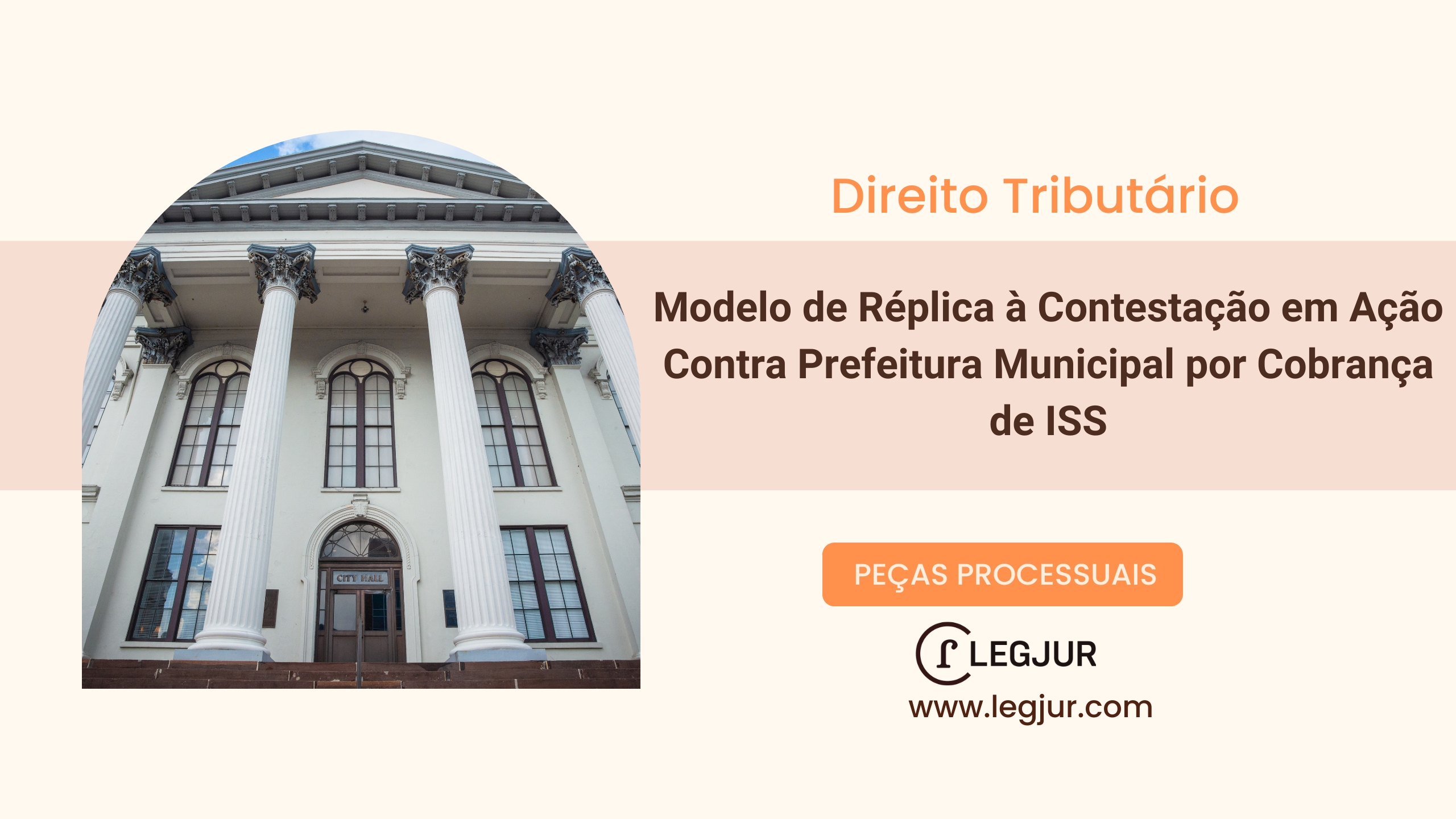 Modelo de Réplica à Contestação em Ação Contra Prefeitura Municipal por Cobrança de ISS