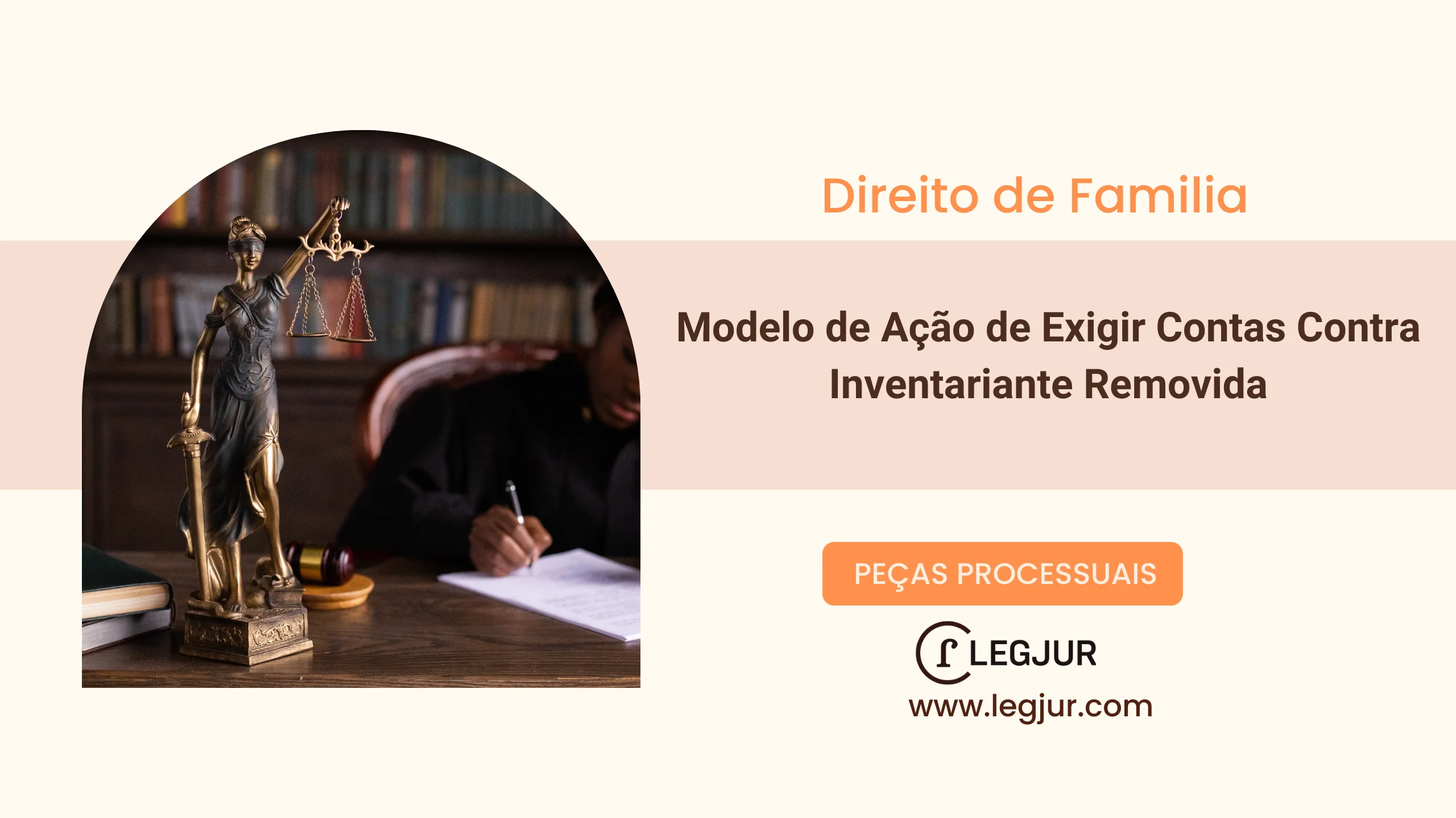 Modelo de Ação de Exigir Contas Contra Inventariante Removida