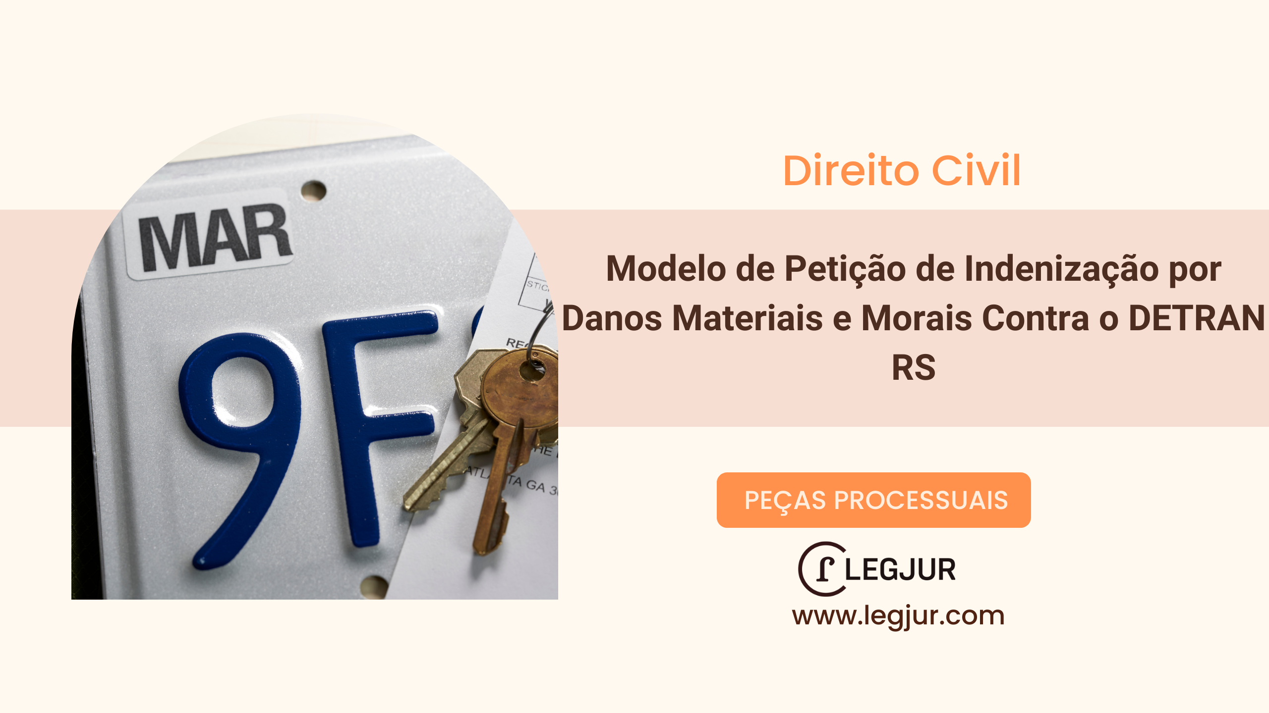 Modelo de Ação de Indenização por Danos Materiais e Morais contra o DETRAN/RS por Leilão Indevido de Veículo Durante Processo Judicial