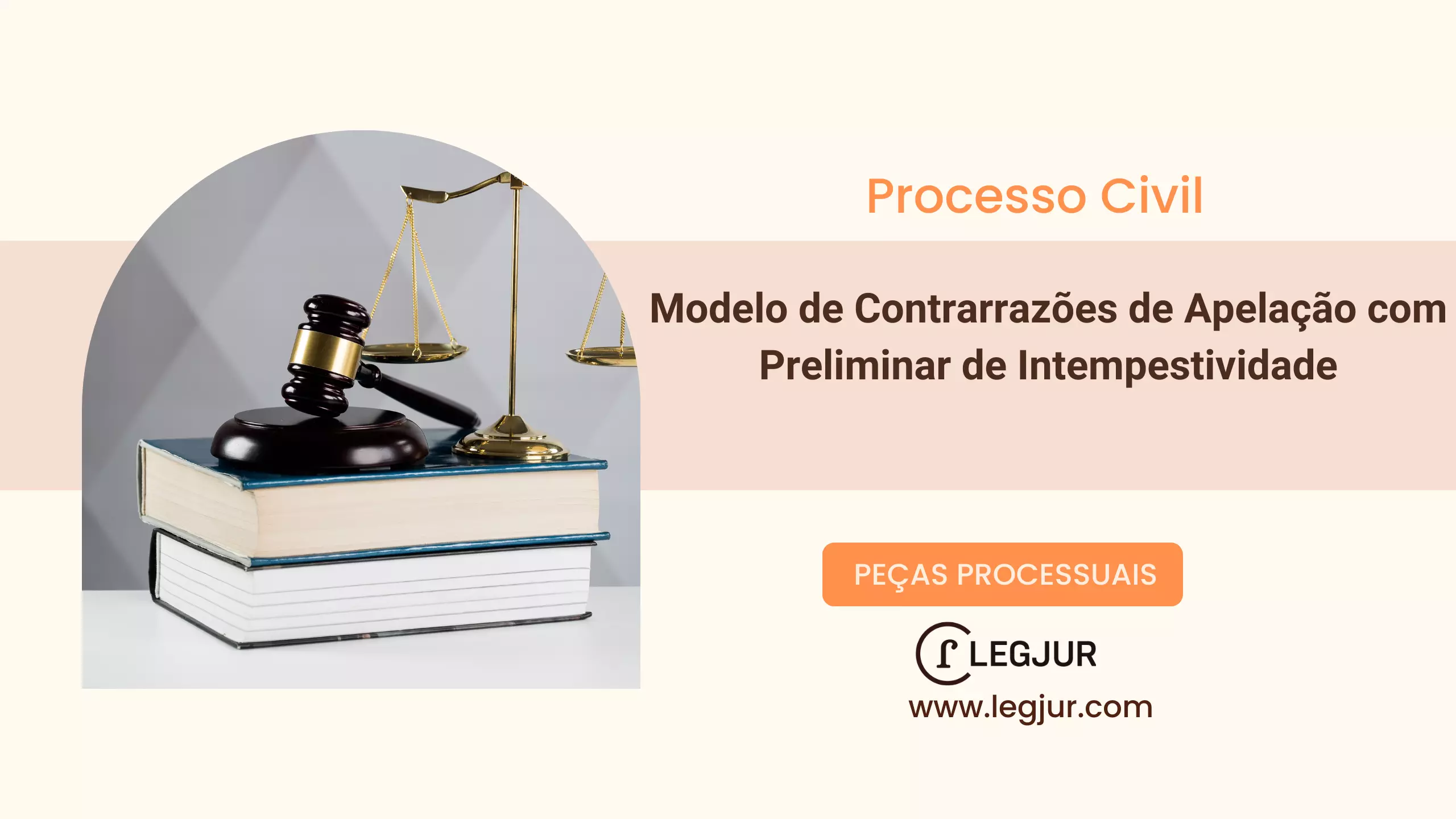 Modelo de Contrarrazões de Apelação com Preliminar de Intempestividade