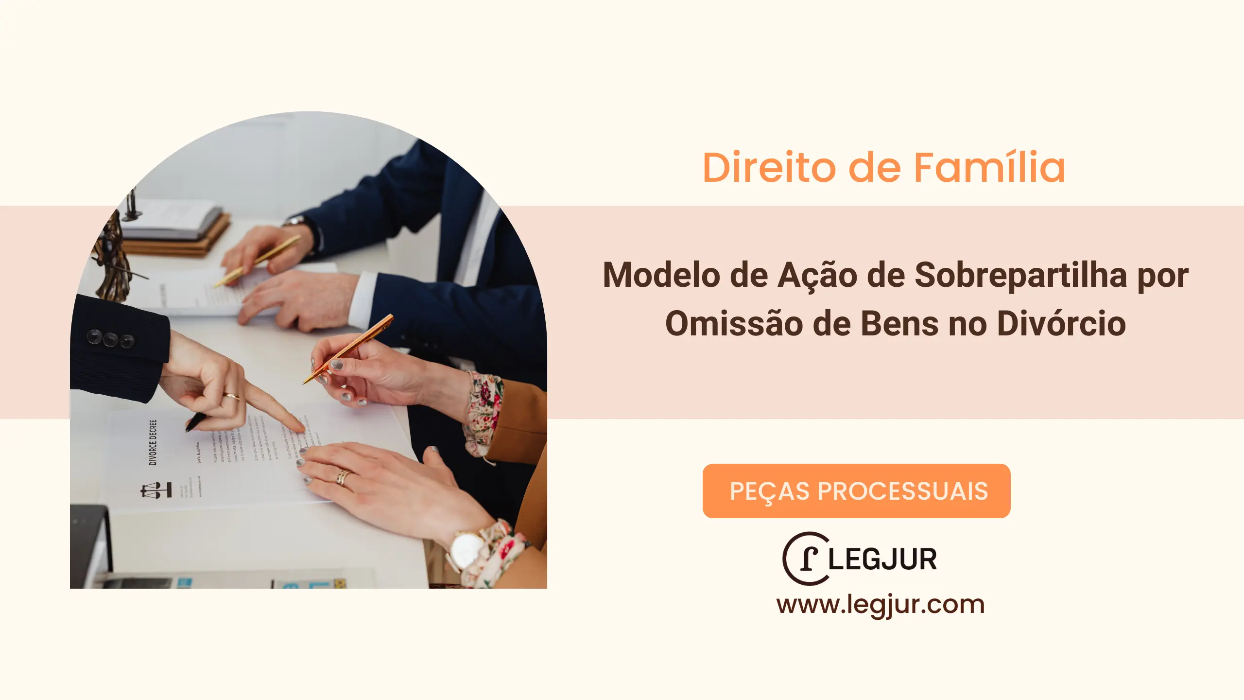 Modelo de Ação de Sobrepartilha por Omissão de Bens no Divórcio