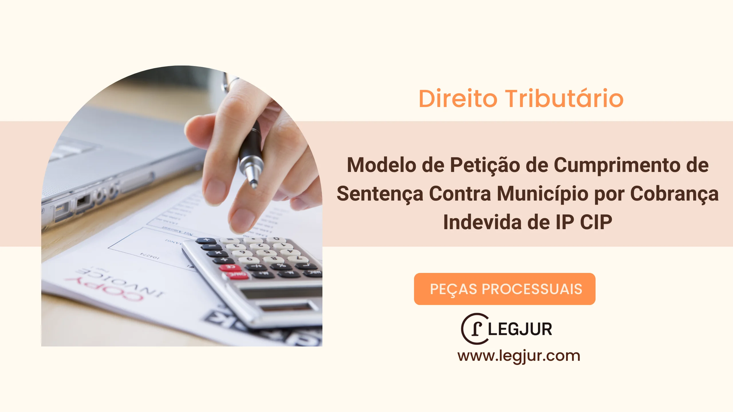 Modelo de Petição de Cumprimento de Sentença Contra Município por Cobrança Indevida de IP CIP