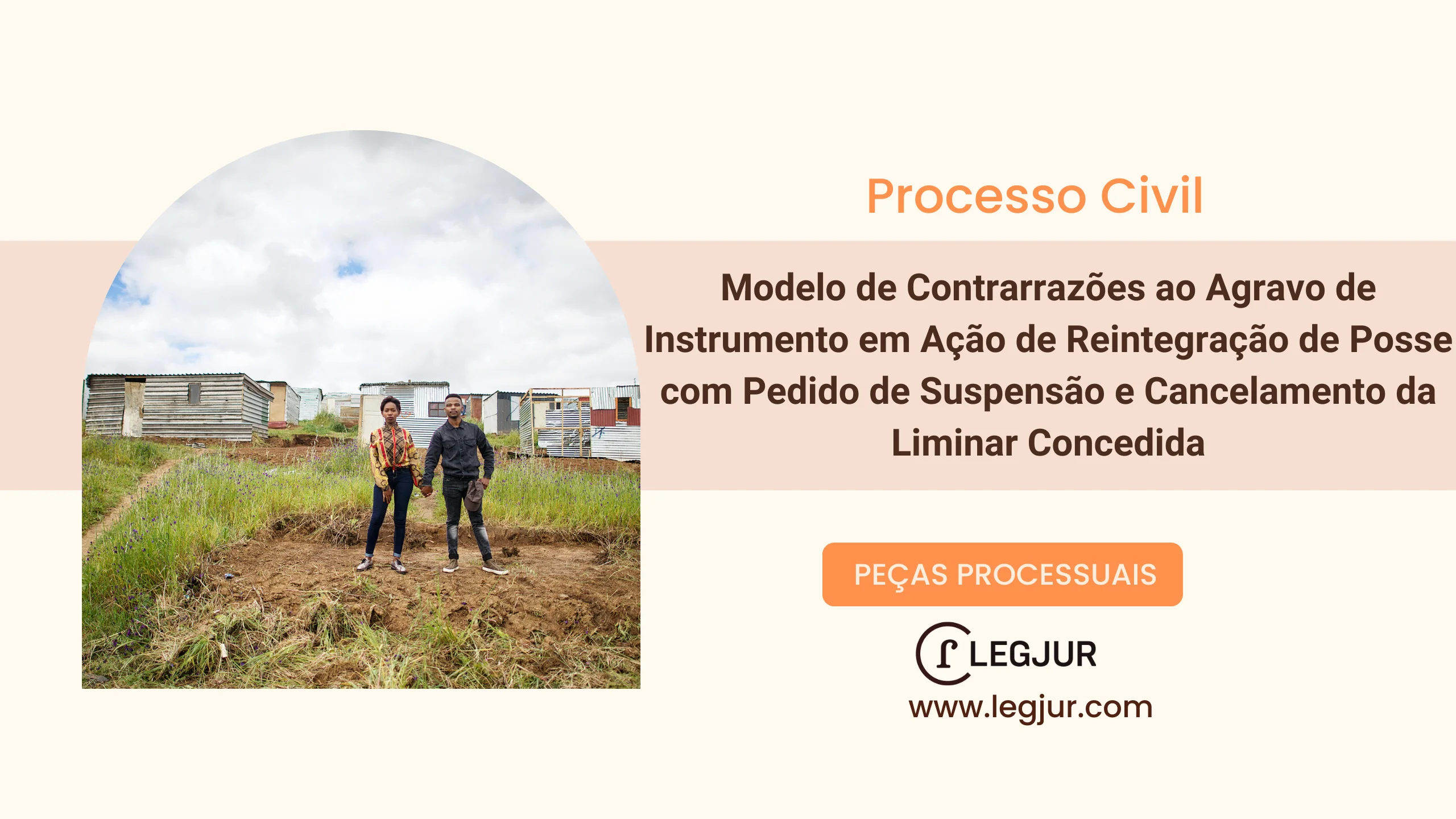 Modelo de Contrarrazões ao Agravo de Instrumento em Ação de Reintegração de Posse com Pedido de Suspensão e Cancelamento da Liminar Concedida