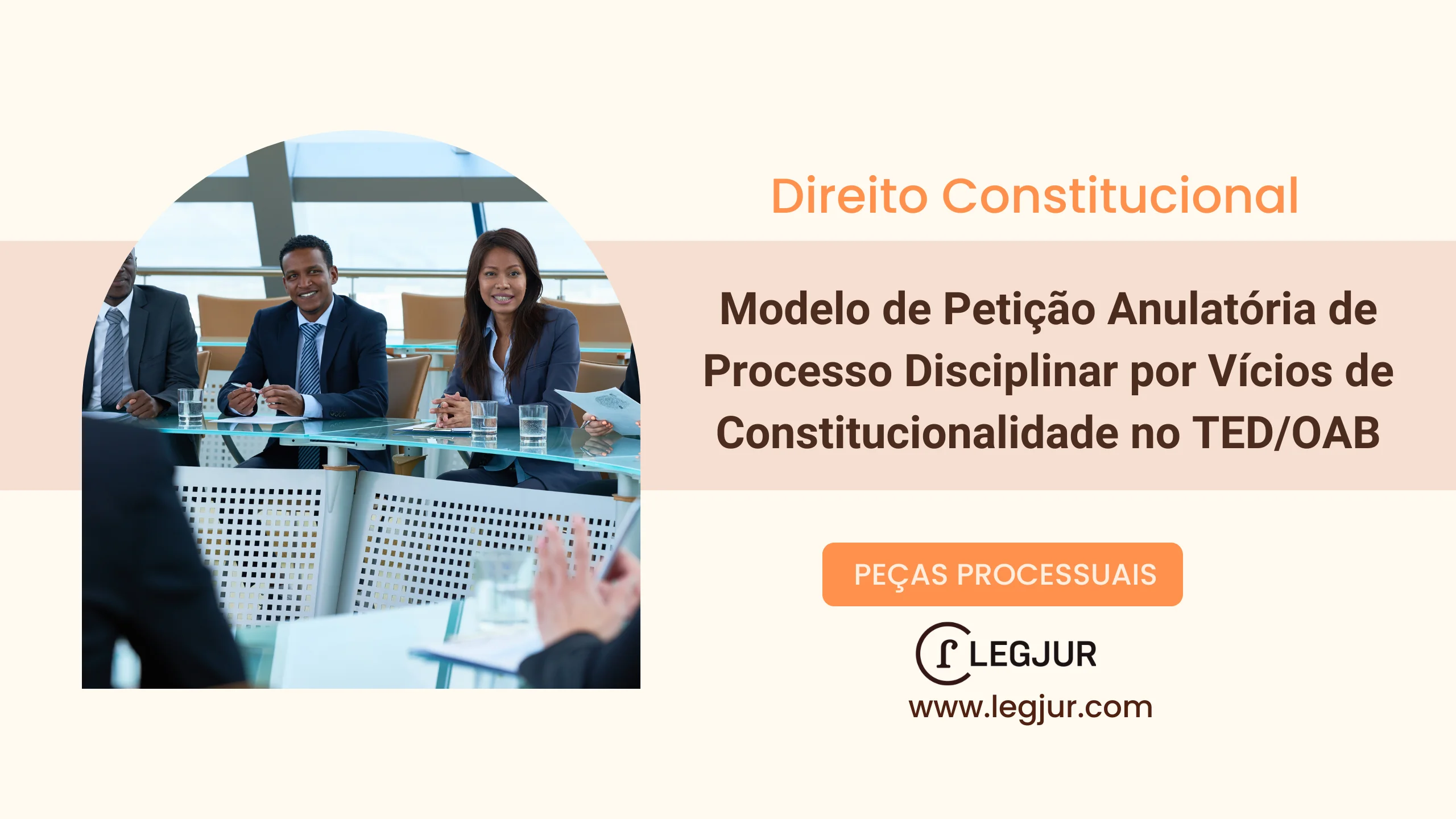 Modelo de Petição Anulatória de Processo Disciplinar por Vícios de Constitucionalidade no TED/OAB