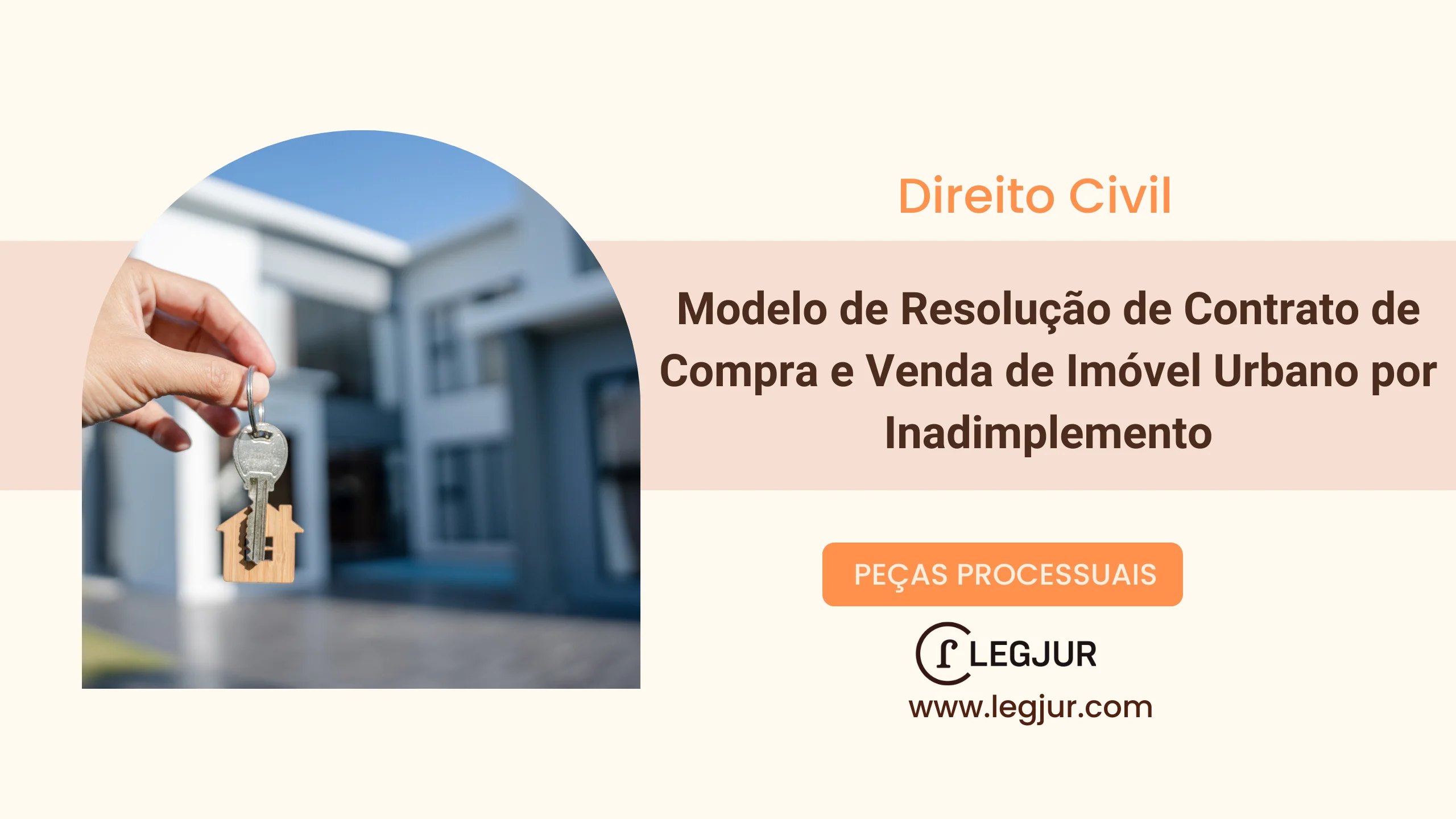 Modelo de Resolução de Contrato de Compra e Venda de Imóvel Urbano por Inadimplemento