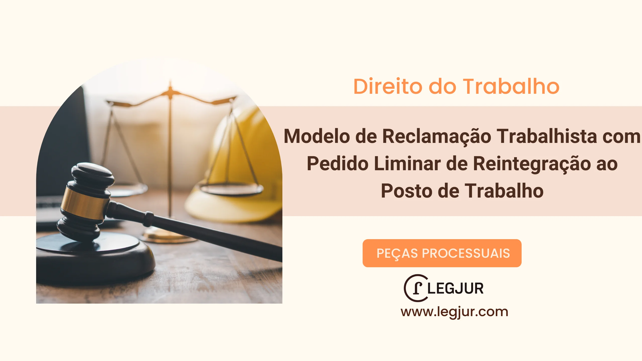 Modelo de Reclamação Trabalhista com Pedido Liminar de Reintegração ao Posto de Trabalho