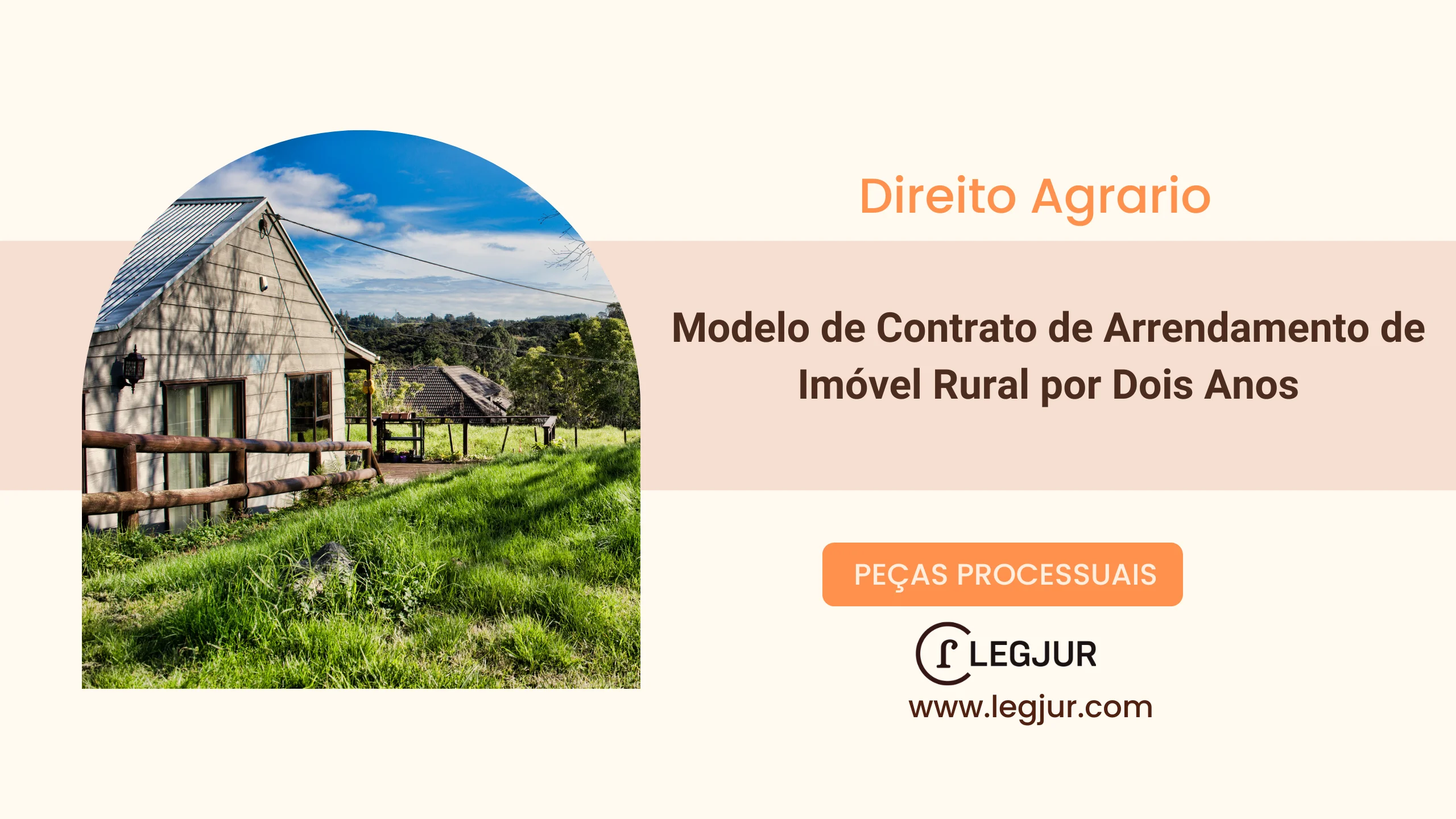 Modelo de Contrato de Arrendamento de Imóvel Rural por Dois Anos