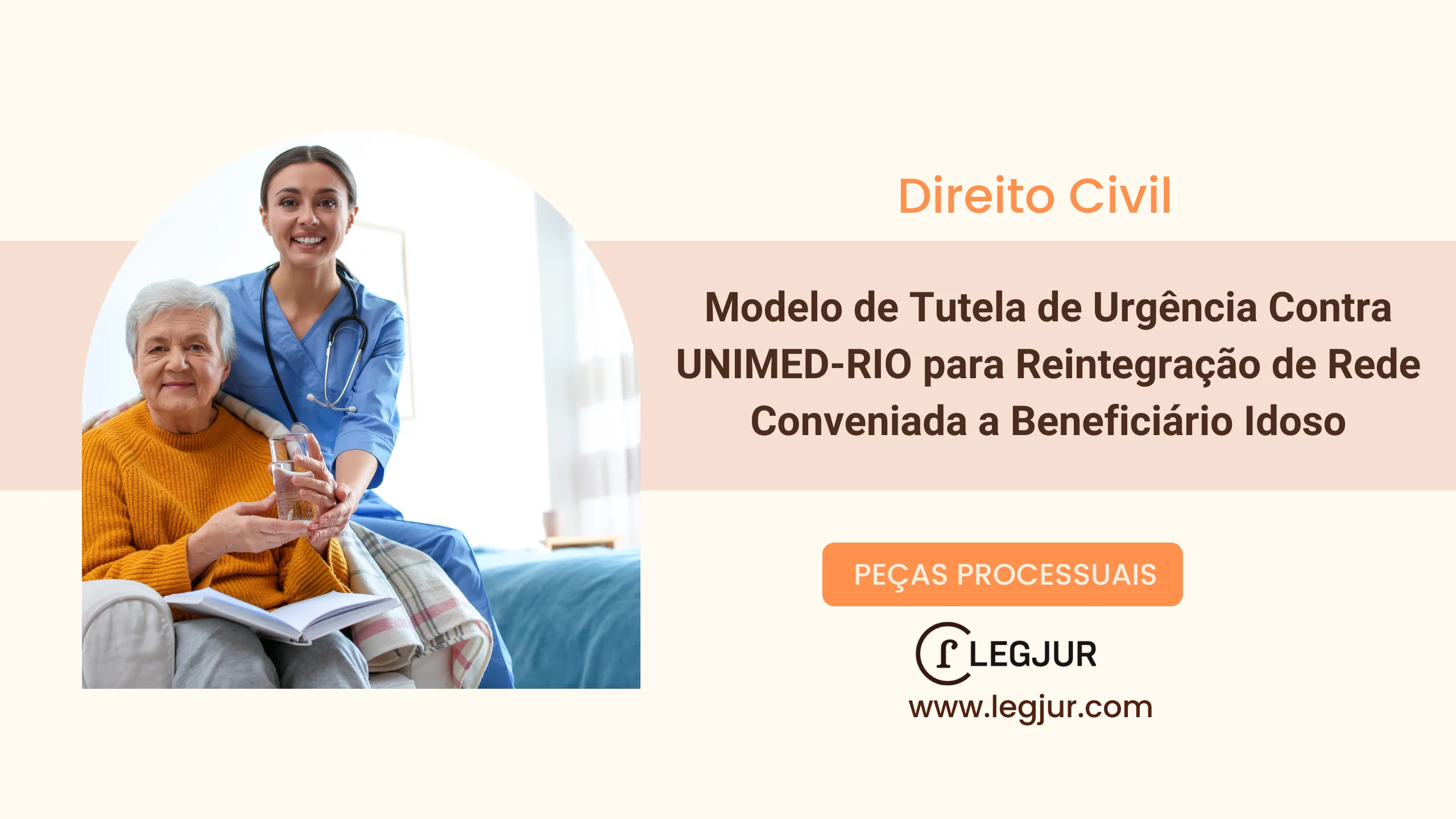 Modelo de Tutela de Urgência Contra UNIMED-RIO para Reintegração de Rede Conveniada a Beneficiário Idoso