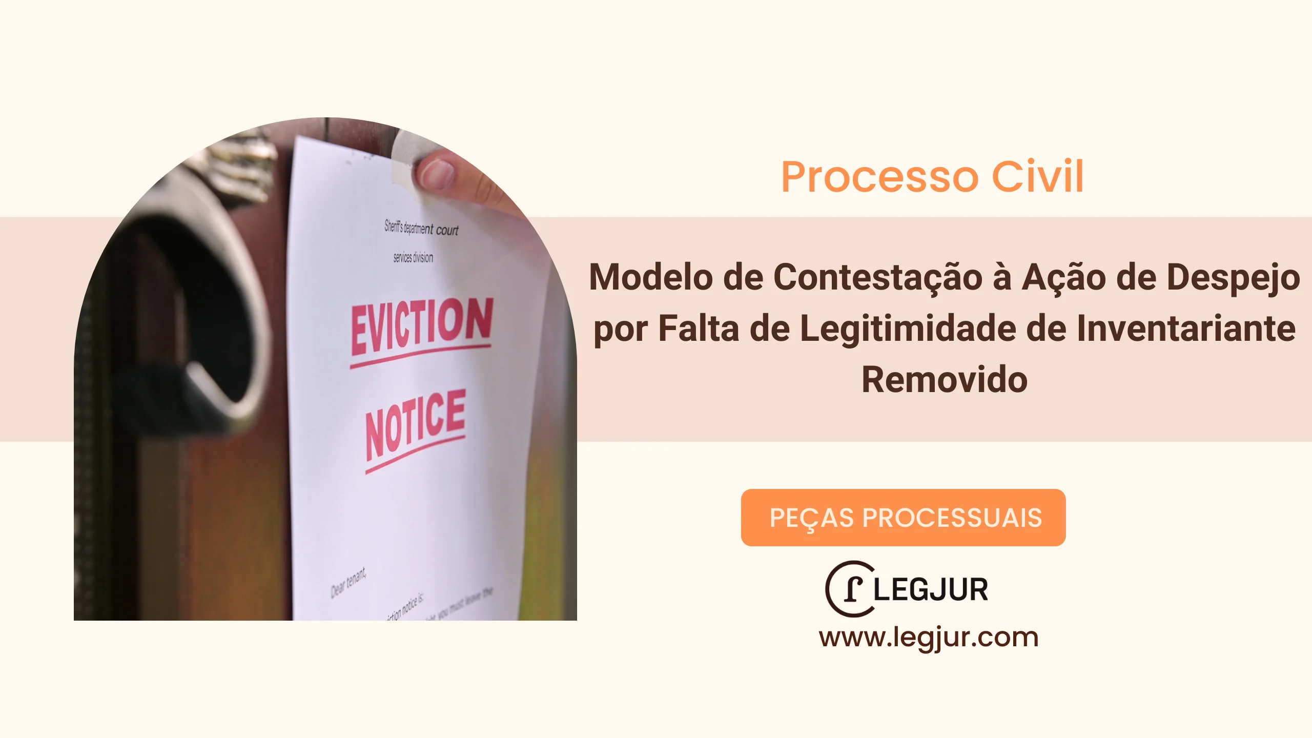 Modelo de Contestação à Ação de Despejo por Falta de Legitimidade de Inventariante Removido