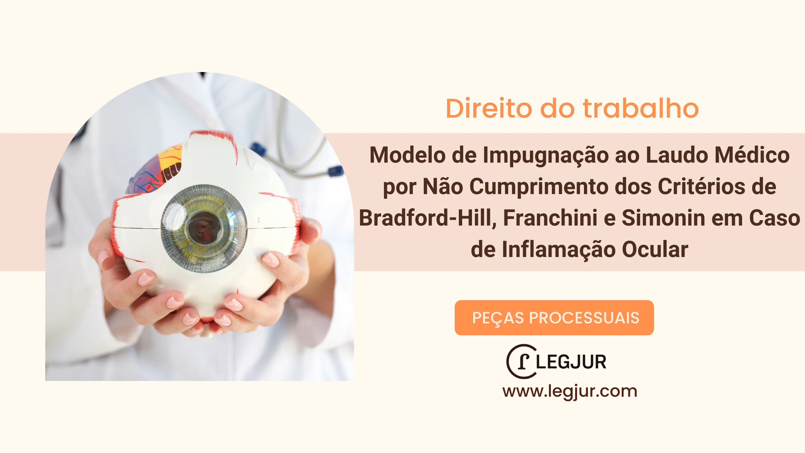 Modelo de Impugnação ao Laudo Médico por Não Cumprimento dos Critérios de Bradford-Hill, Franchini e Simonin em Caso de Inflamação Ocular