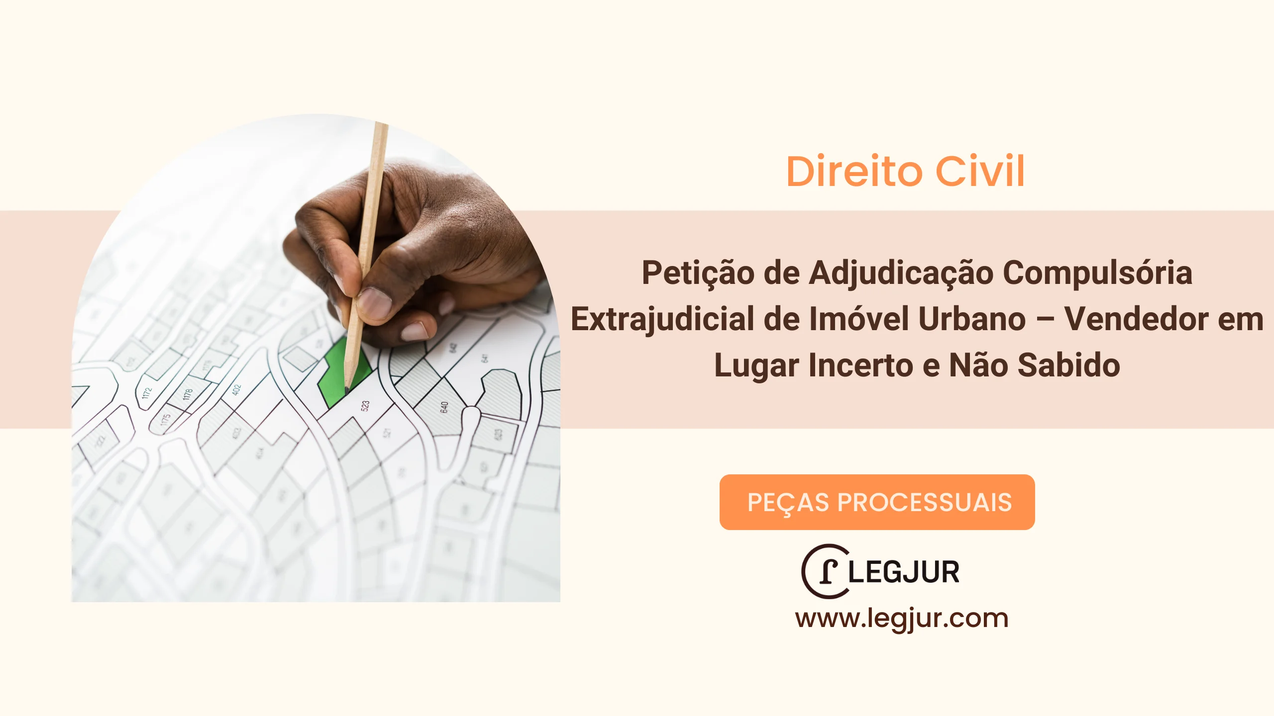 Modelo de Pedido de Adjudicação Compulsória Extrajudicial de Imóvel Urbano com Base na Lei nº 14.382/2022