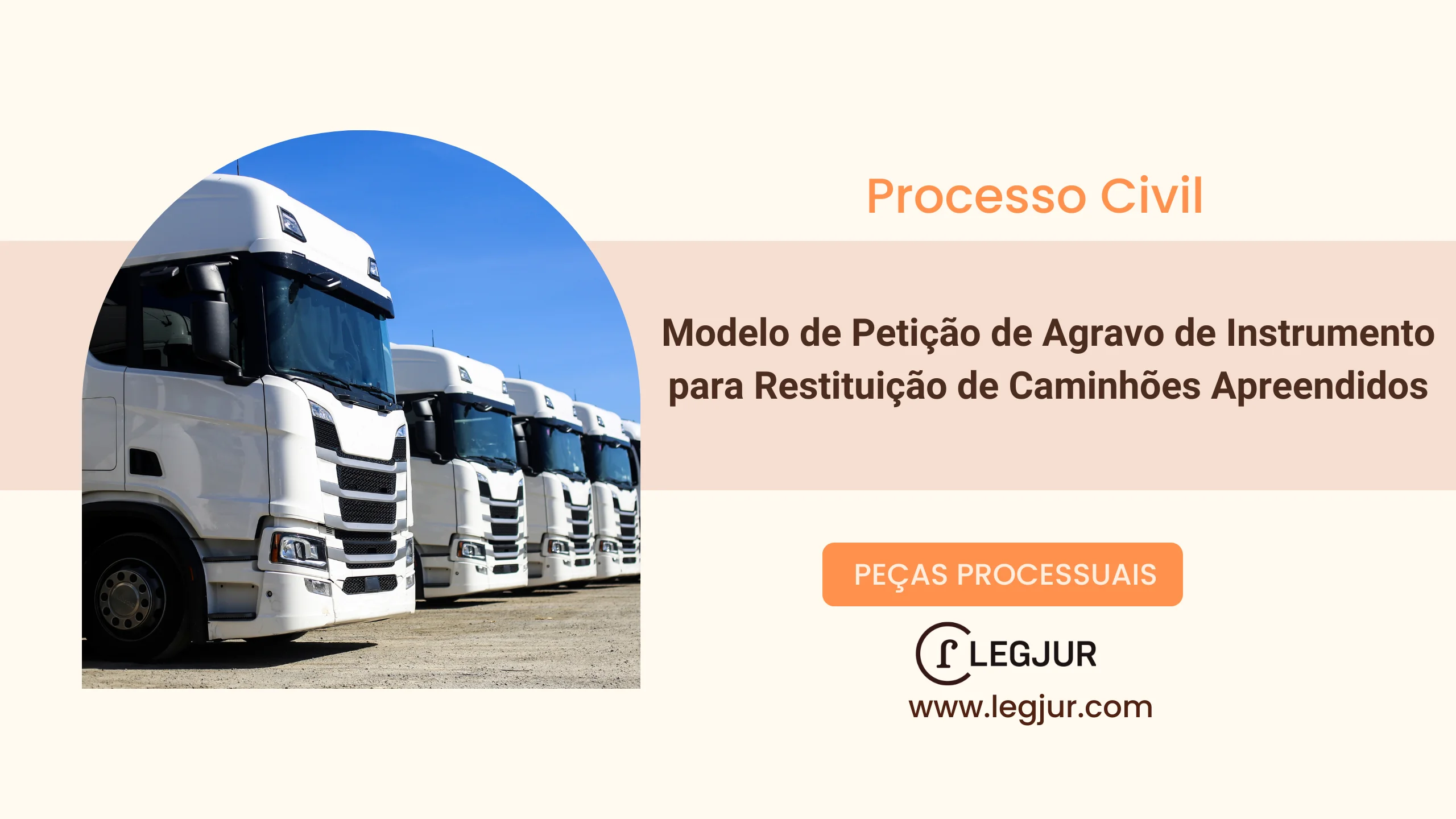 Modelo de Petição de Agravo de Instrumento para Restituição de Caminhões Apreendidos