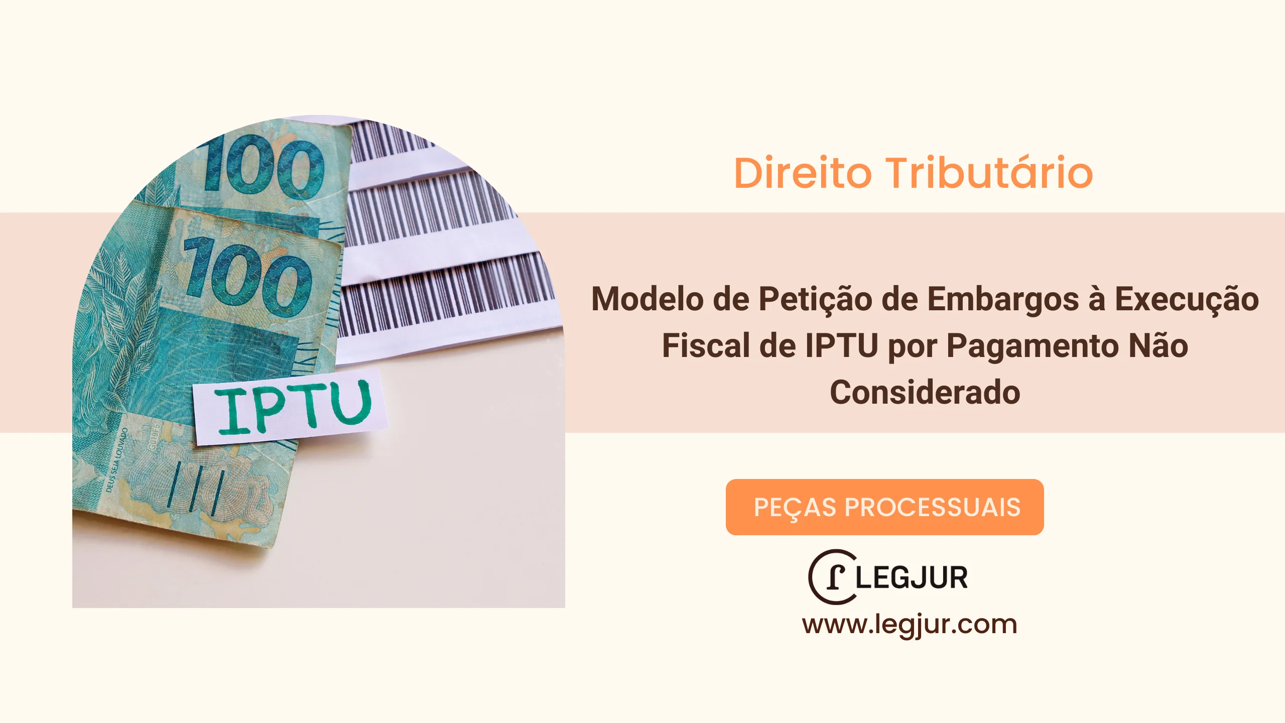 Modelo de Petição de Embargos à Execução Fiscal de IPTU por Pagamento Não Considerado