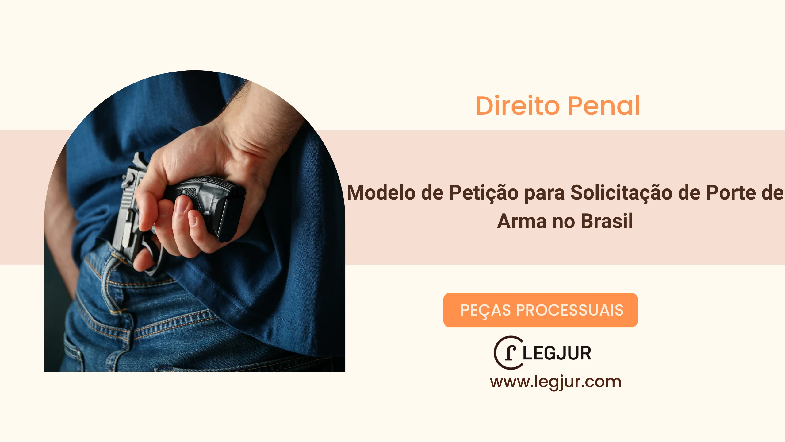 Modelo de Solicitação de Porte de Arma de Fogo com Base na Lei 10.826/03 por Risco em Exercício Profissional