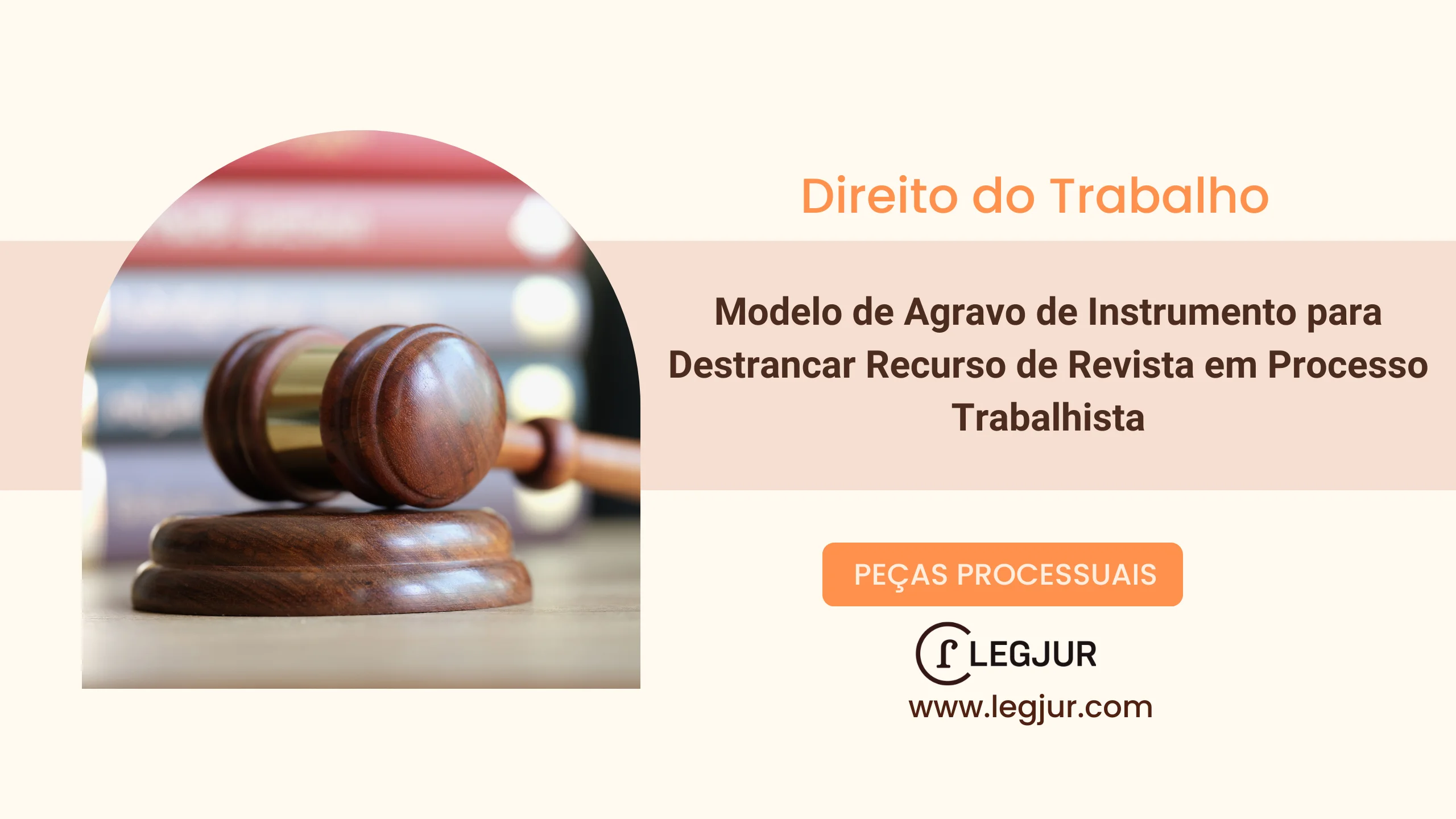 Modelo de Agravo de Instrumento para Destrancar Recurso de Revista em Processo Trabalhista