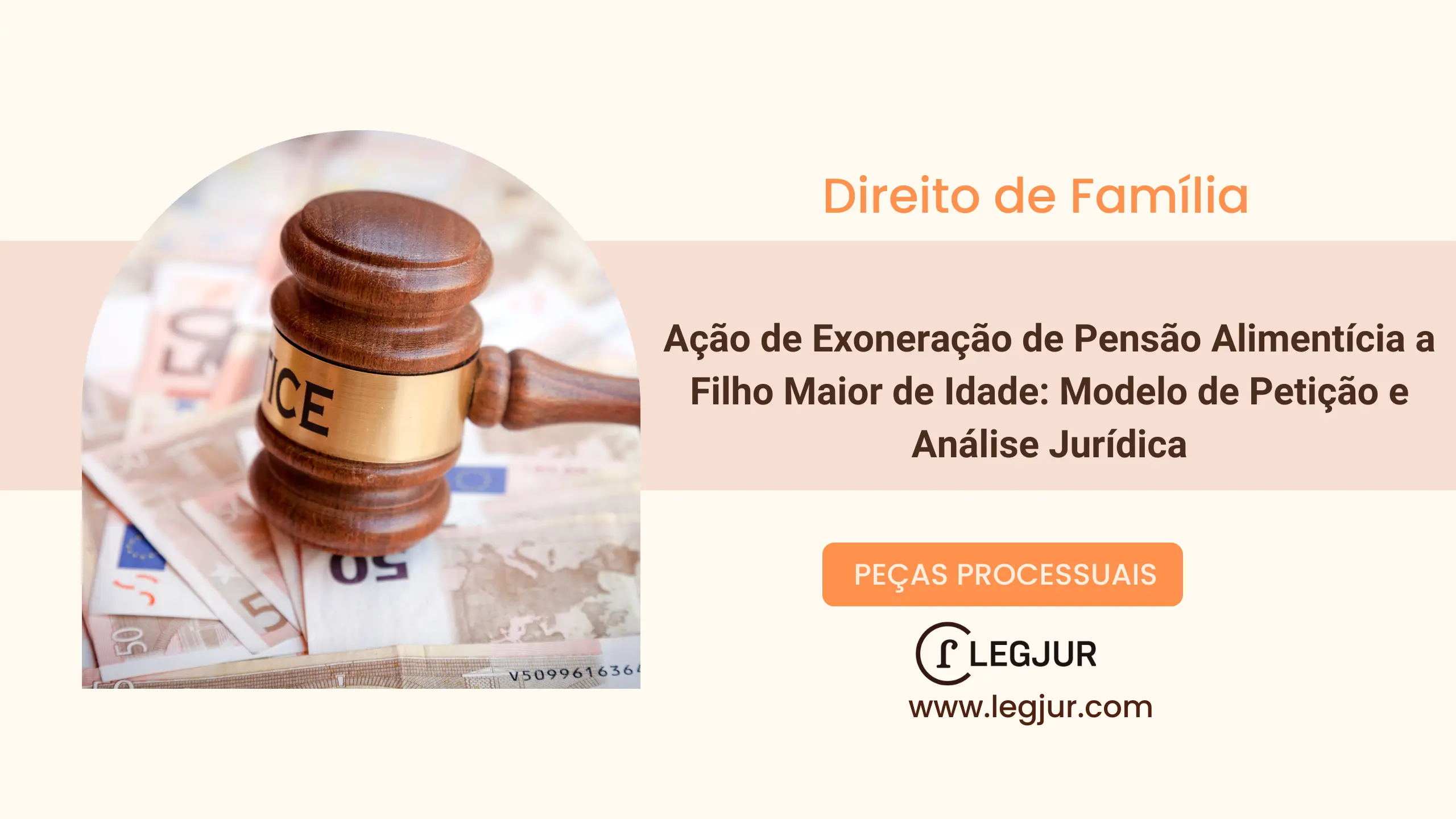 Modelo de Ação de Exoneração de Pensão Alimentícia: Fundamentação Jurídica e Pedido Baseado na Maioridade e Alteração de Circunstâncias