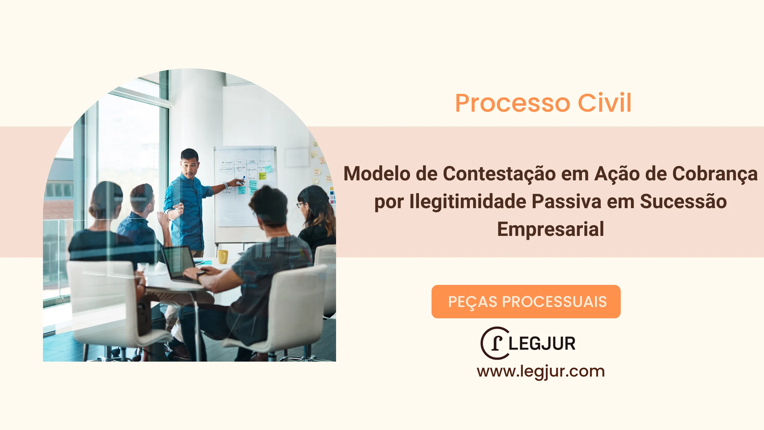 Modelo de Contestação em Ação de Cobrança por Ilegitimidade Passiva em Sucessão Empresarial