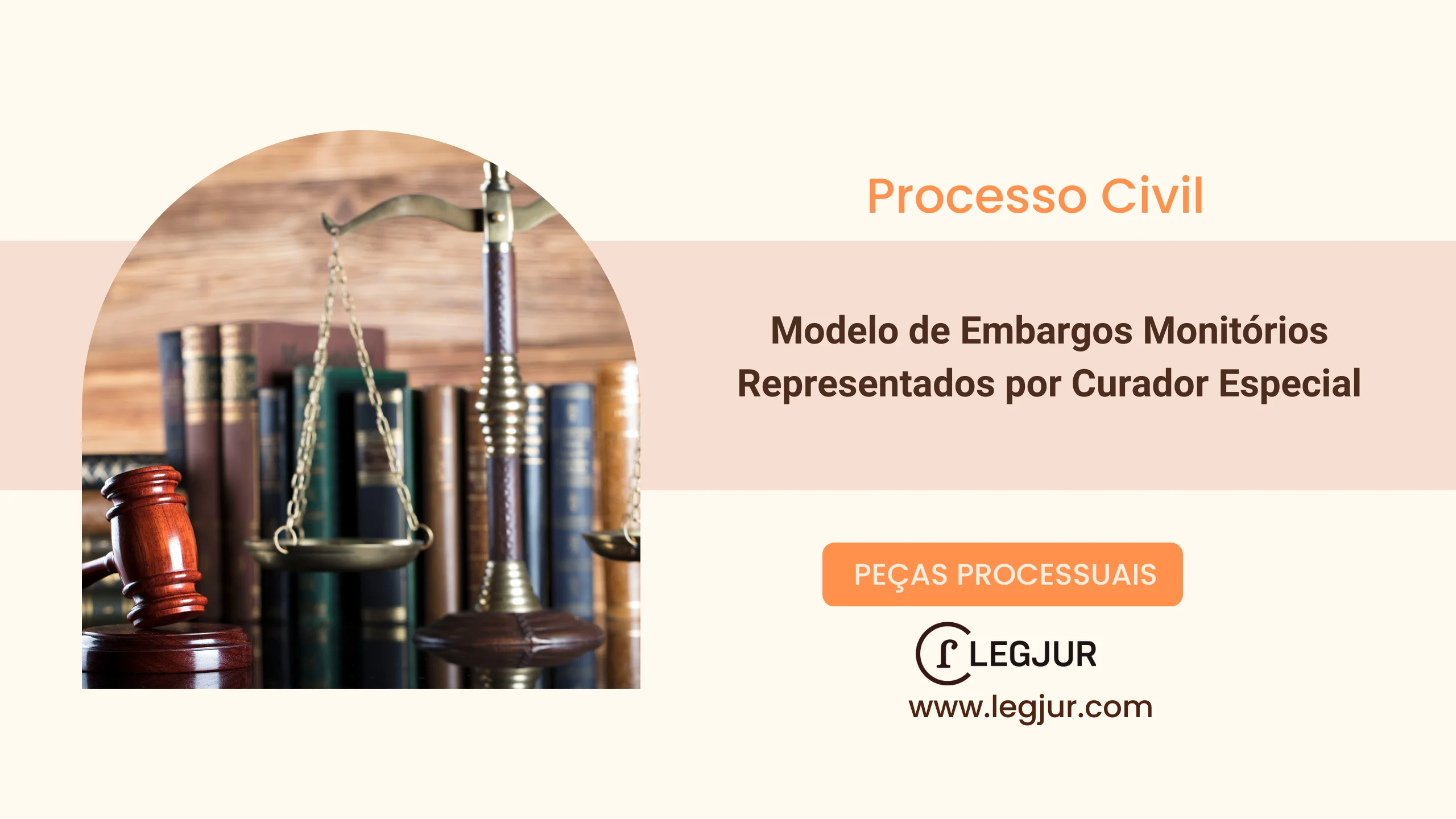 Modelo de Embargos Monitórios Apresentados por Curador Especial em Ação Monitória com Réu em Local Incerto e Não Sabido